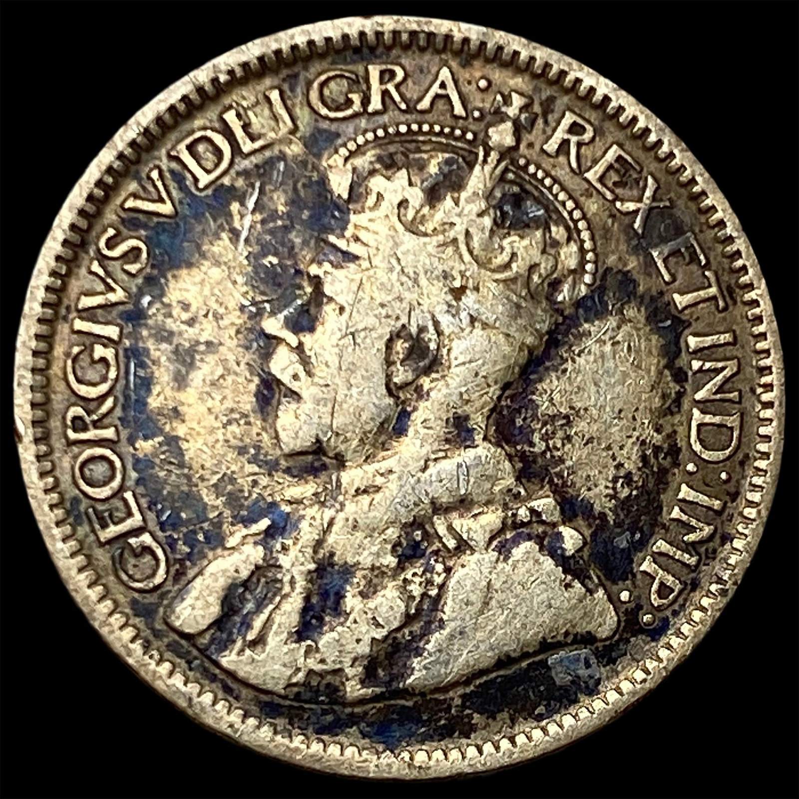 1918 Canada Silver 10 Cents: 1918 Canada Silver 10 Cents