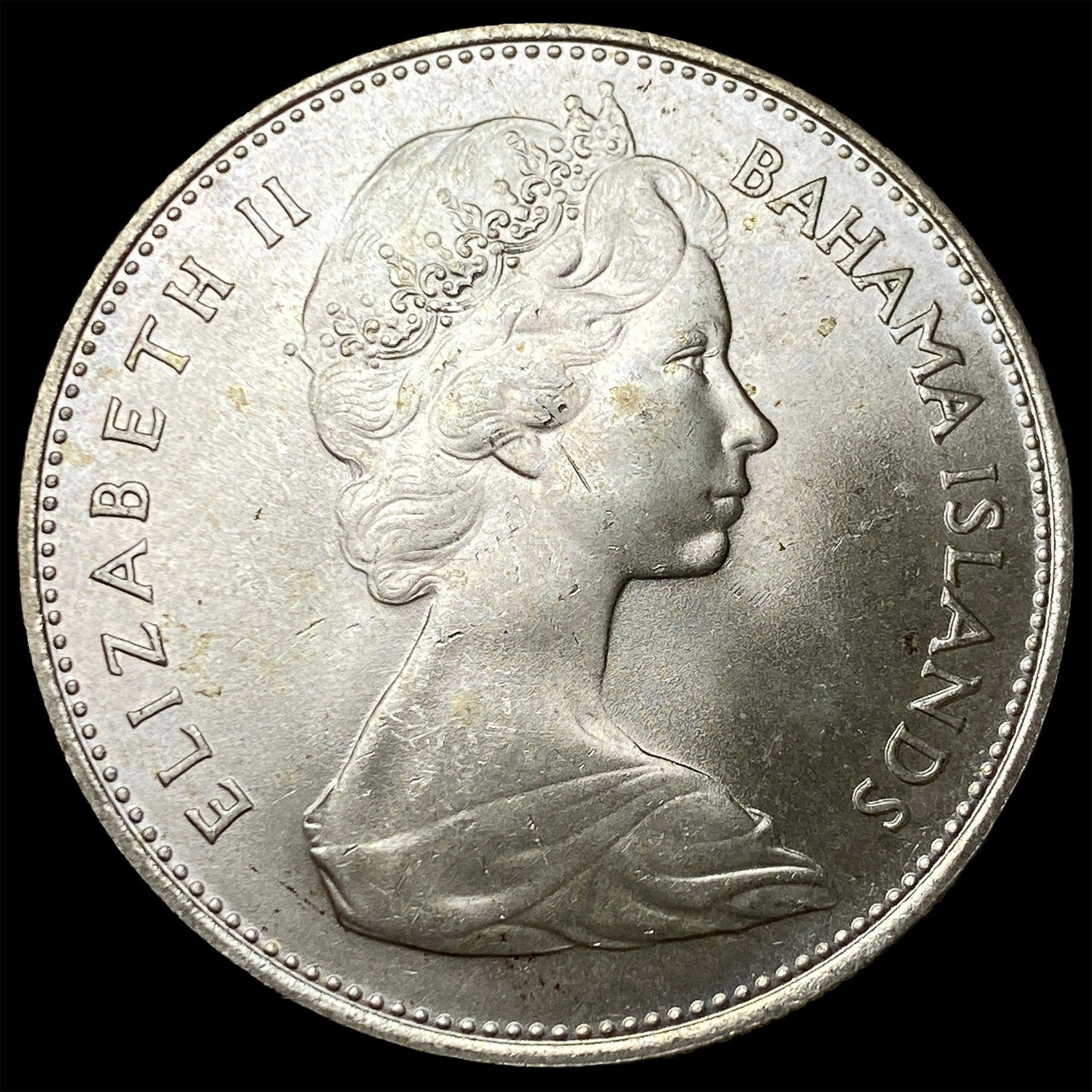 1966 Bahamas Silver Dollar: 1966 Bahamas Silver Dollar