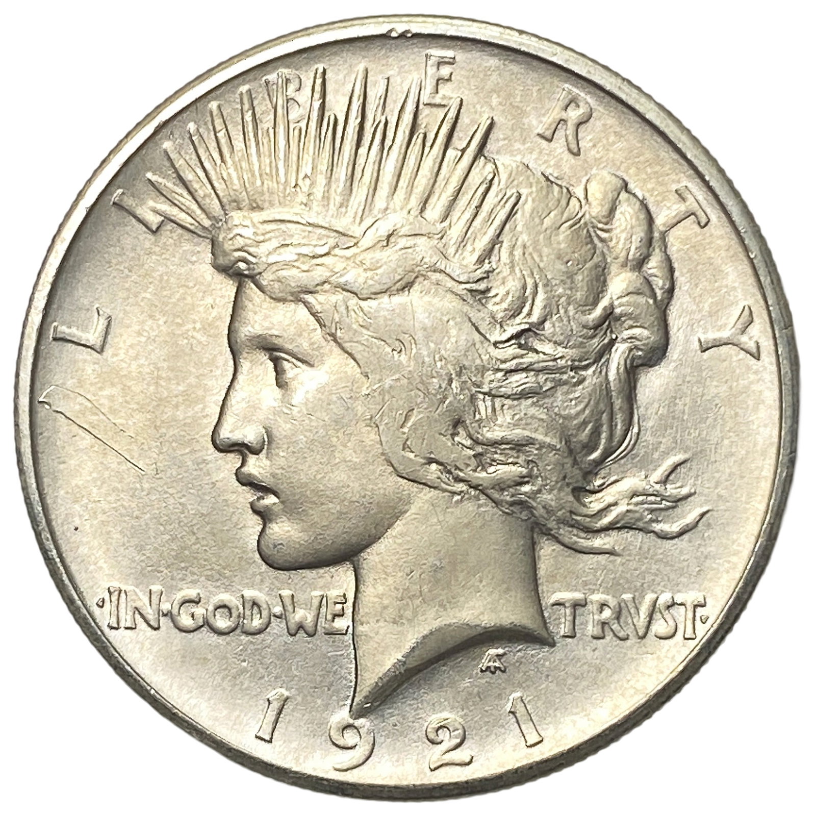 1921 Silver Peace Dollar: 1921 Silver Peace Dollar