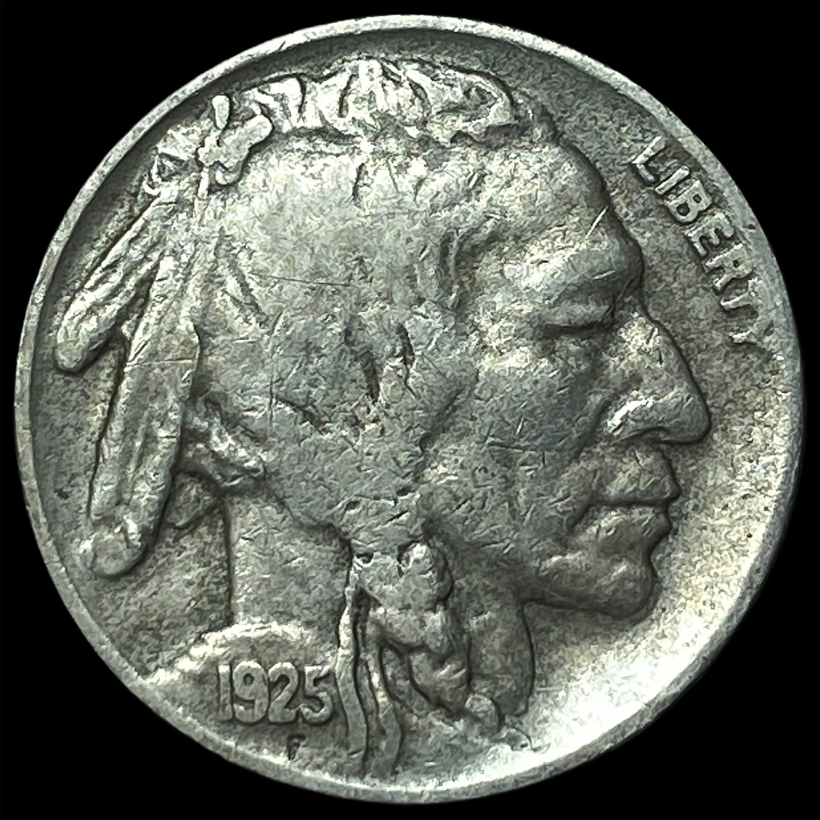 1925-S Buffalo Nickel NEARLY UNCIRCULATED (1 of 2)