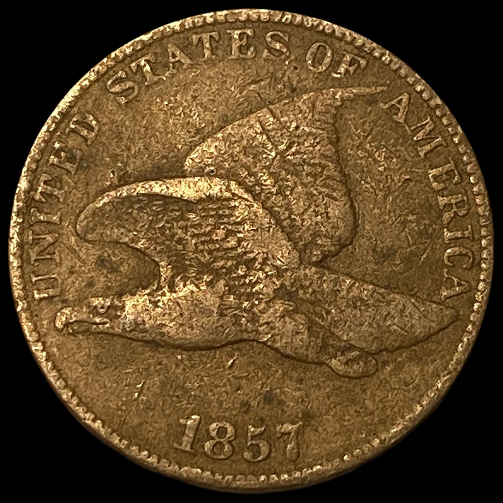 1857 Flying Eagle Cent LIGHTLY CIRCULATED: 1857 Flying Eagle Cent LIGHTLY CIRCULATED
