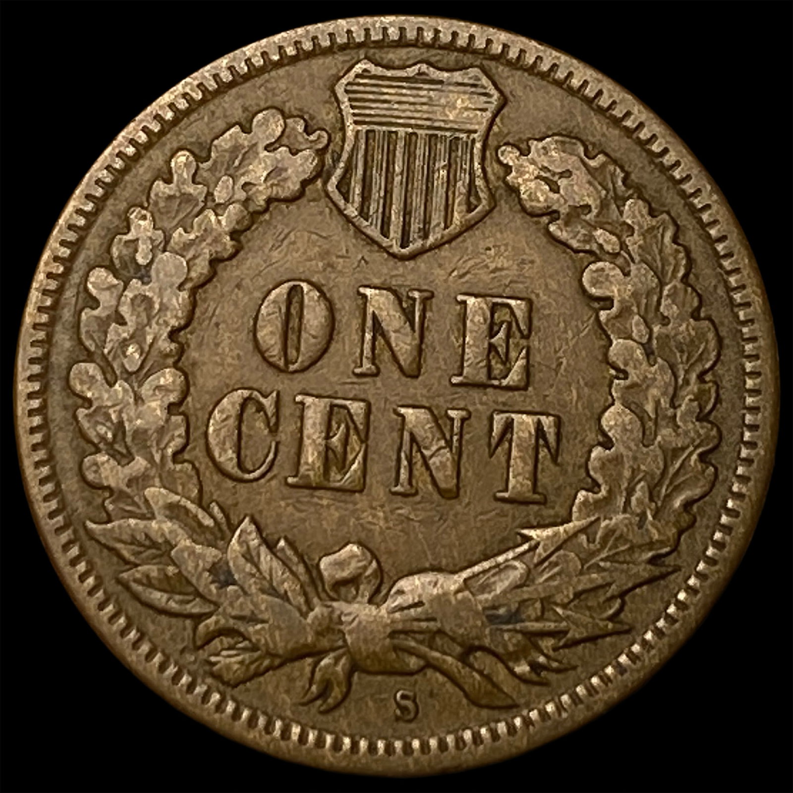 1908-S Indian Head Cent LIGHTLY CIRCULATED - 2