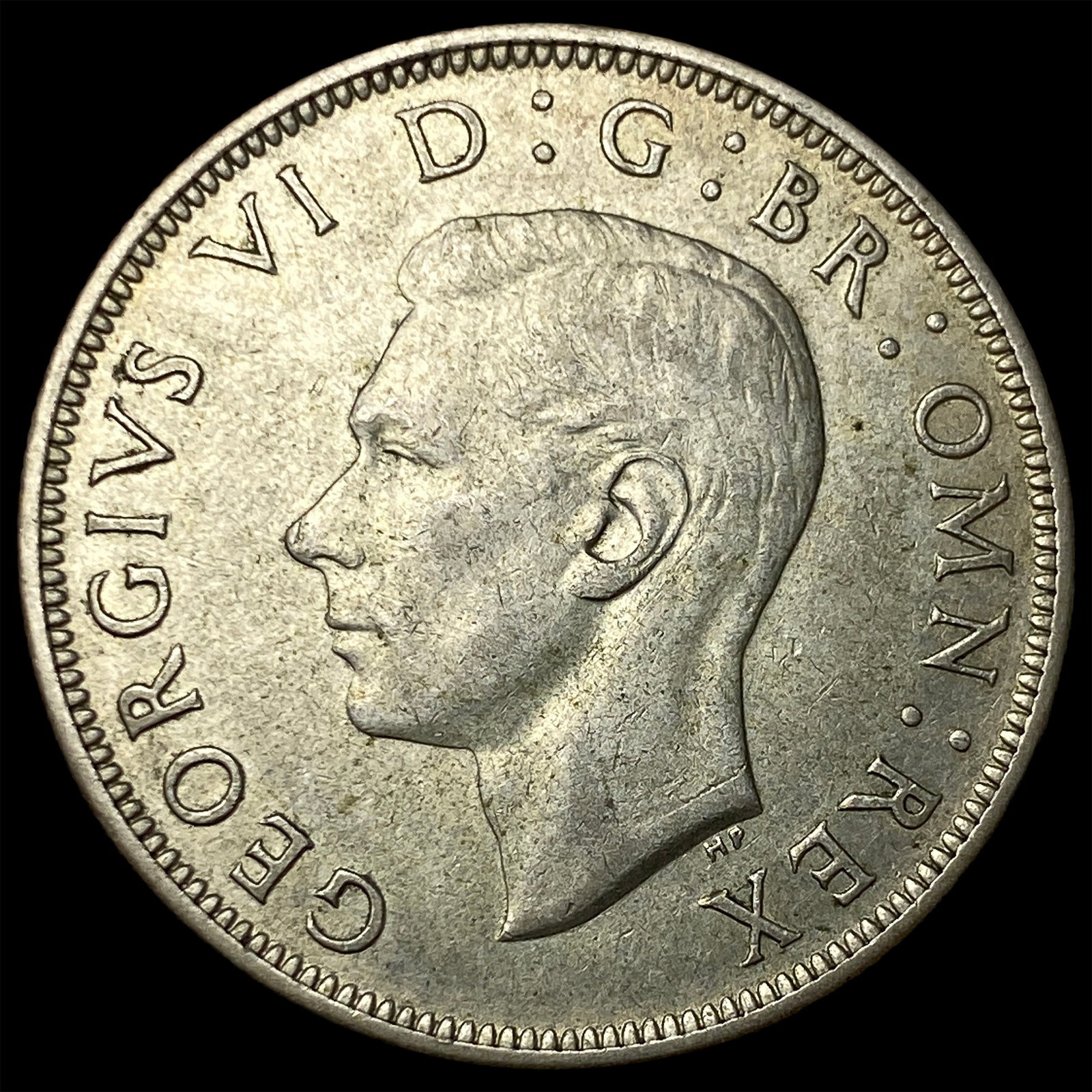 1942 Great Britain Silver 1/2 Crown: 1942 Great Britain Silver 1/2 Crown