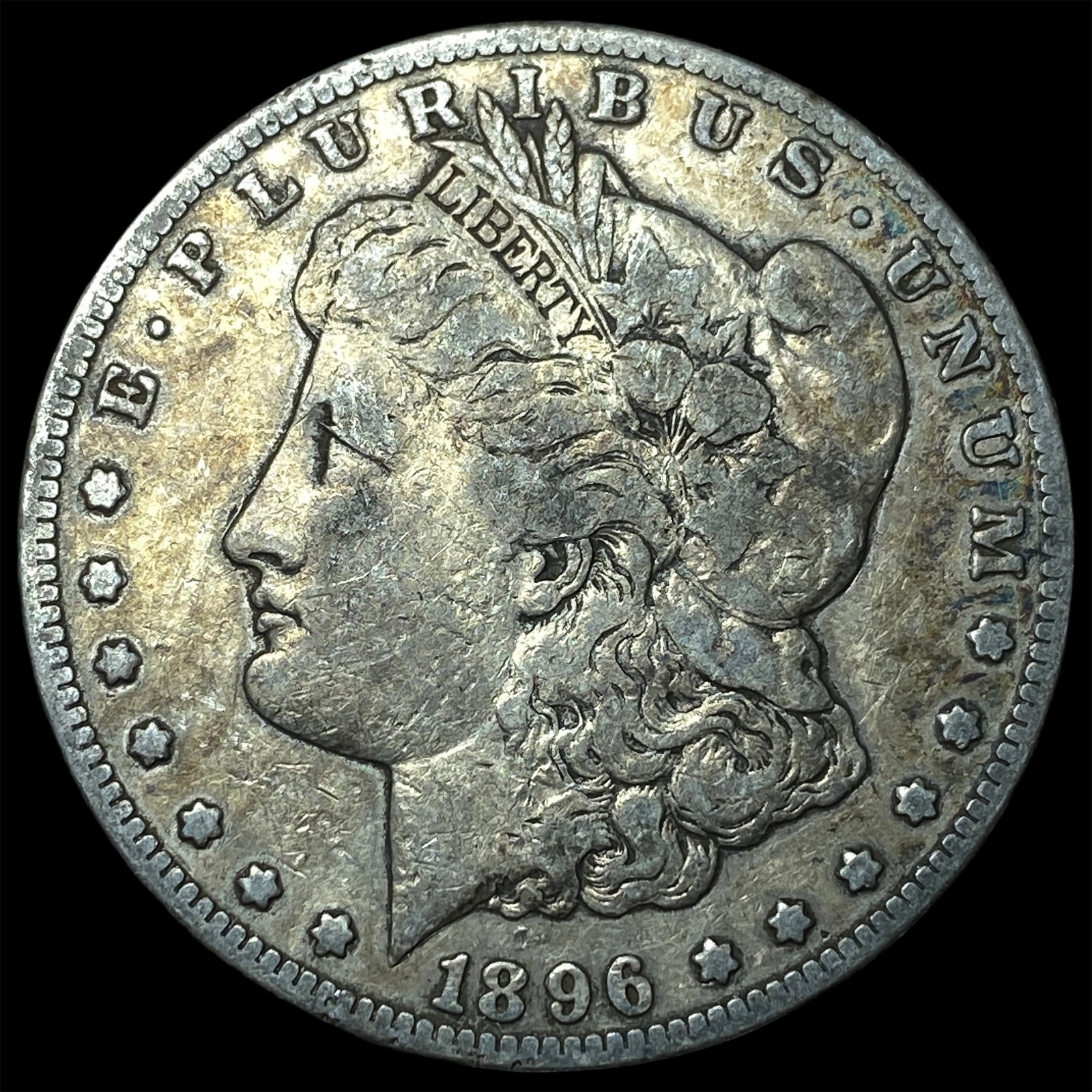 1896-S Silver Morgan Dollar NEARLY UNCIRCULATED: 1896-S Silver Morgan Dollar NEARLY UNCIRCULATED
