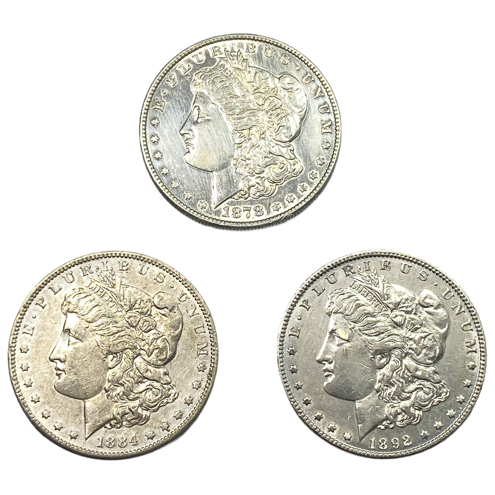 [3] 1878-1892 Morgan Silver Dollar (1 of 2)