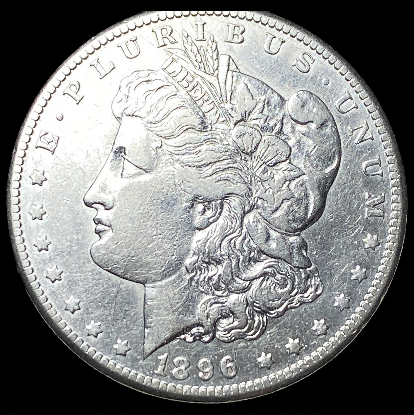 1896-S Silver Morgan Dollar CLOSELY UNCIRCULATED: 1896-S Silver Morgan Dollar CLOSELY UNCIRCULATED