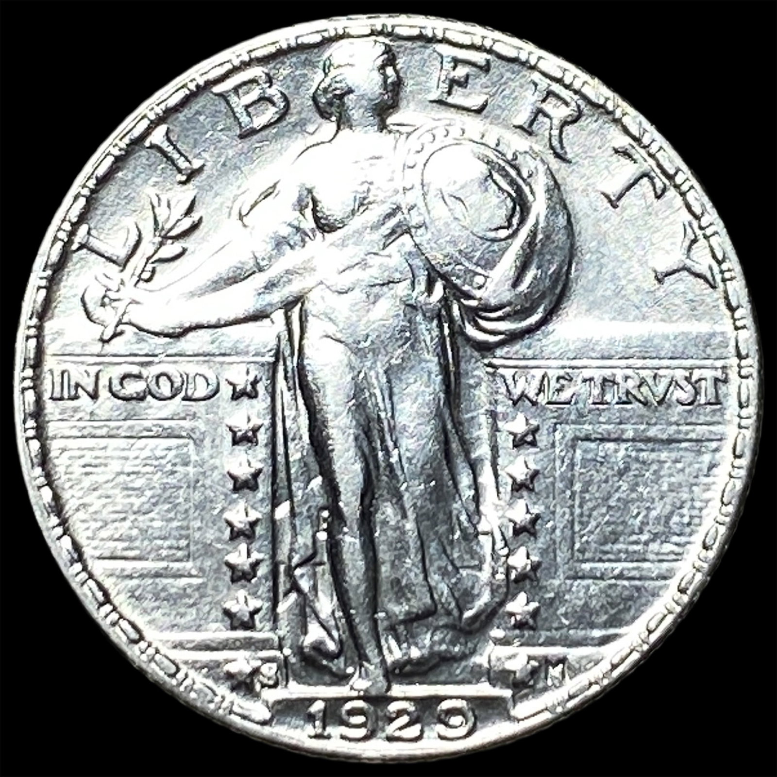 1929-S Silver Standing Liberty Quarter UNCIRCULATED: 1929-S Silver Standing Liberty Quarter UNCIRCULATED