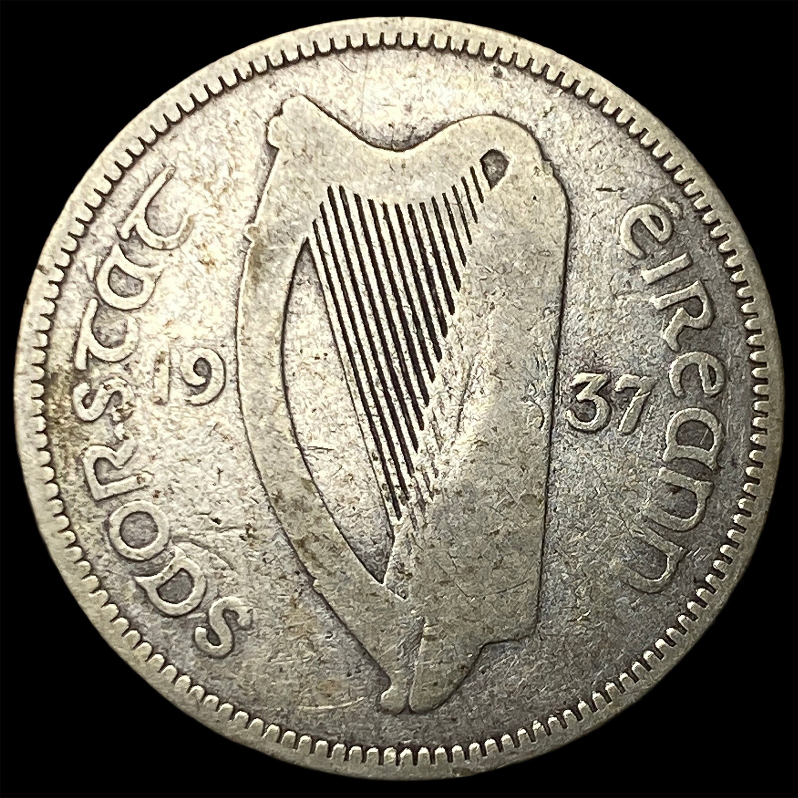 1937 Ireland Silver 1 Shilling (1 of 2)