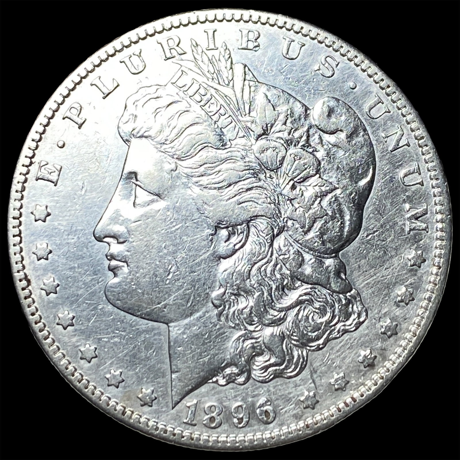 1896-S Silver Morgan Dollar CLOSELY UNCIRCULATED: 1896-S Silver Morgan Dollar CLOSELY UNCIRCULATED
