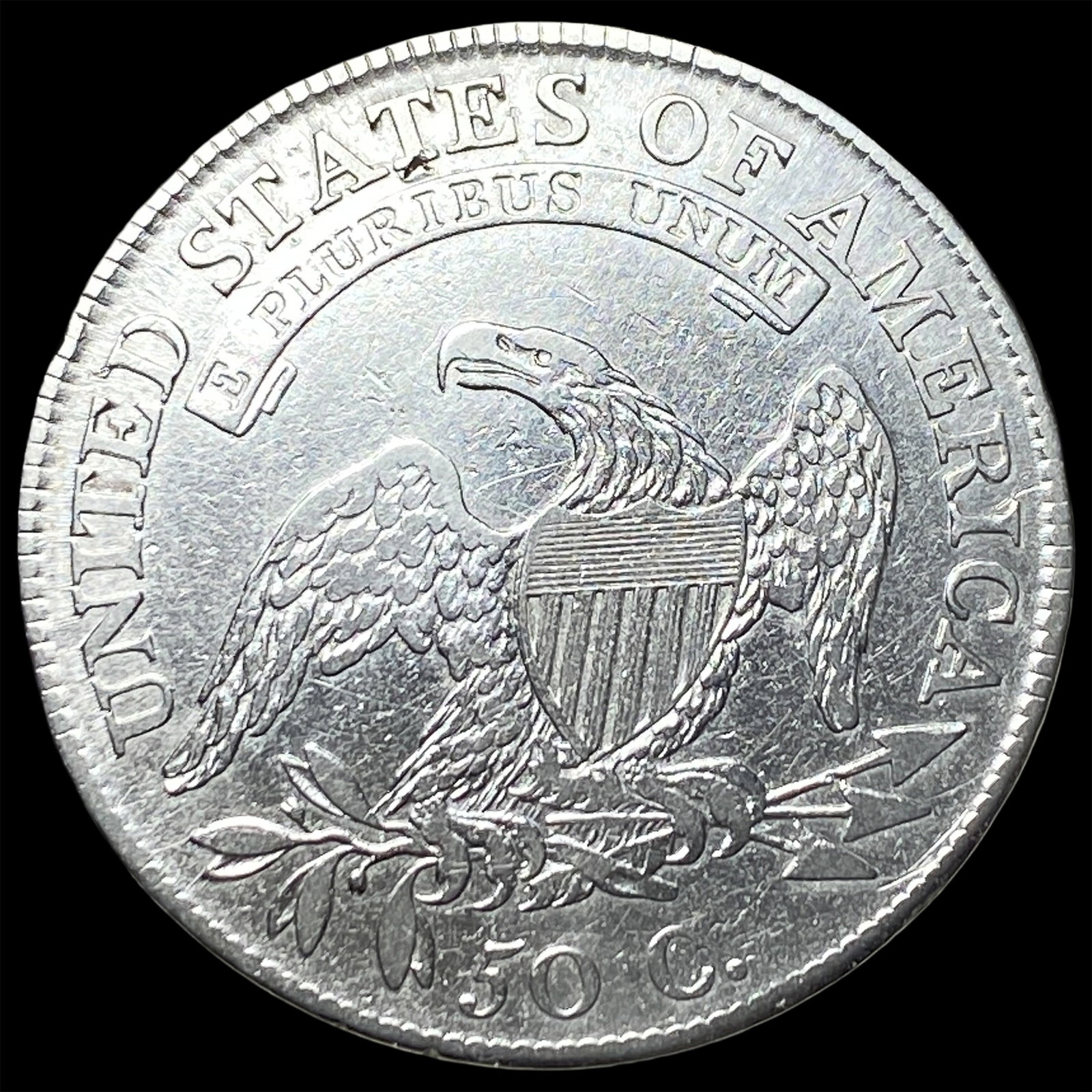 1809 Capped Bust Half Dollar LIGHTLY CIRCULATED - 2