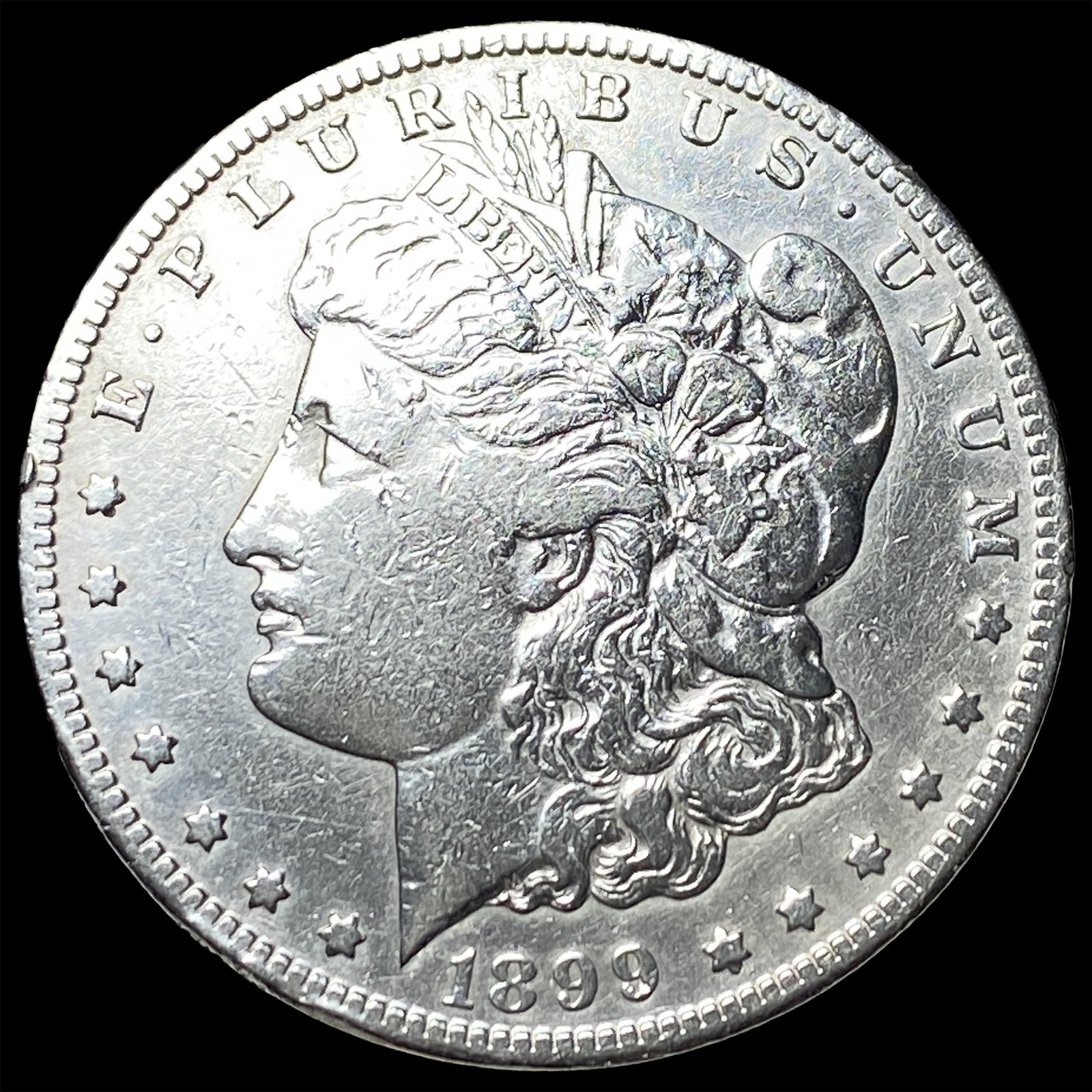 1899-S Silver Morgan Dollar NEARLY UNCIRCULATED: 1899-S Silver Morgan Dollar NEARLY UNCIRCULATED