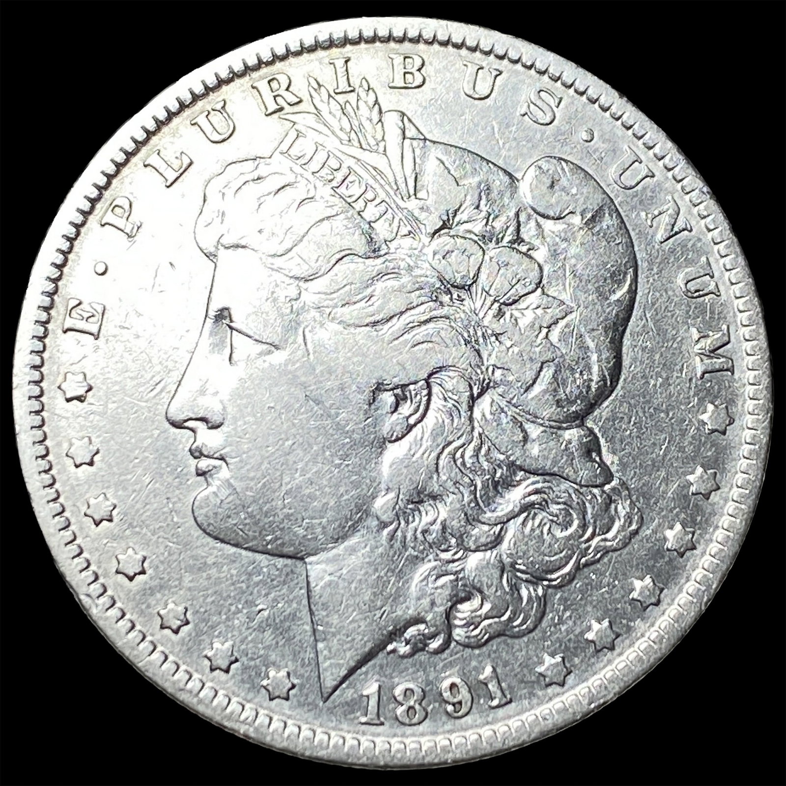 1891-O Silver Morgan Dollar NEARLY UNCIRCULATED: 1891-O Silver Morgan Dollar NEARLY UNCIRCULATED