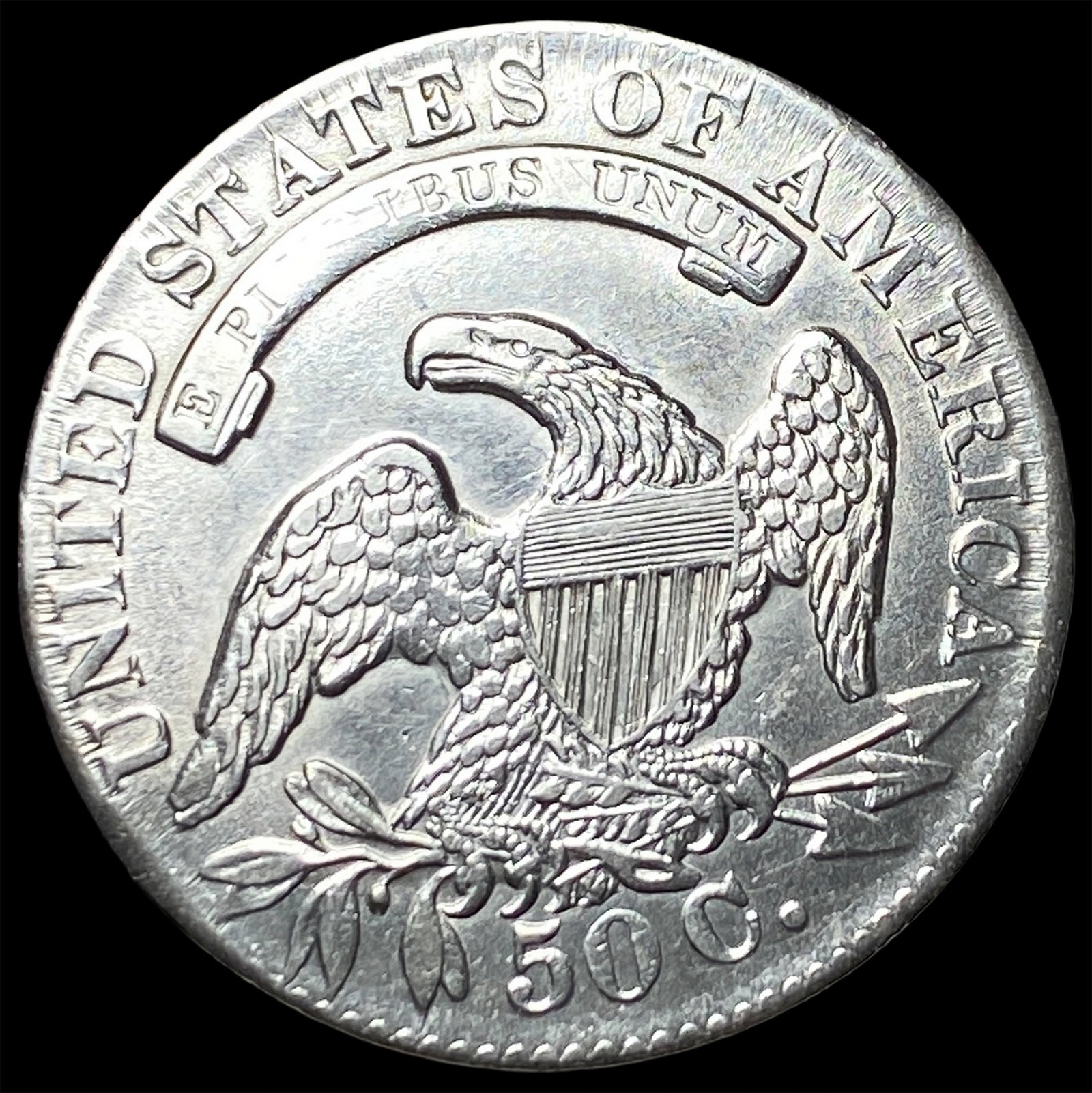 1833 Capped Bust Half Dollar UNCIRCULATED - 2