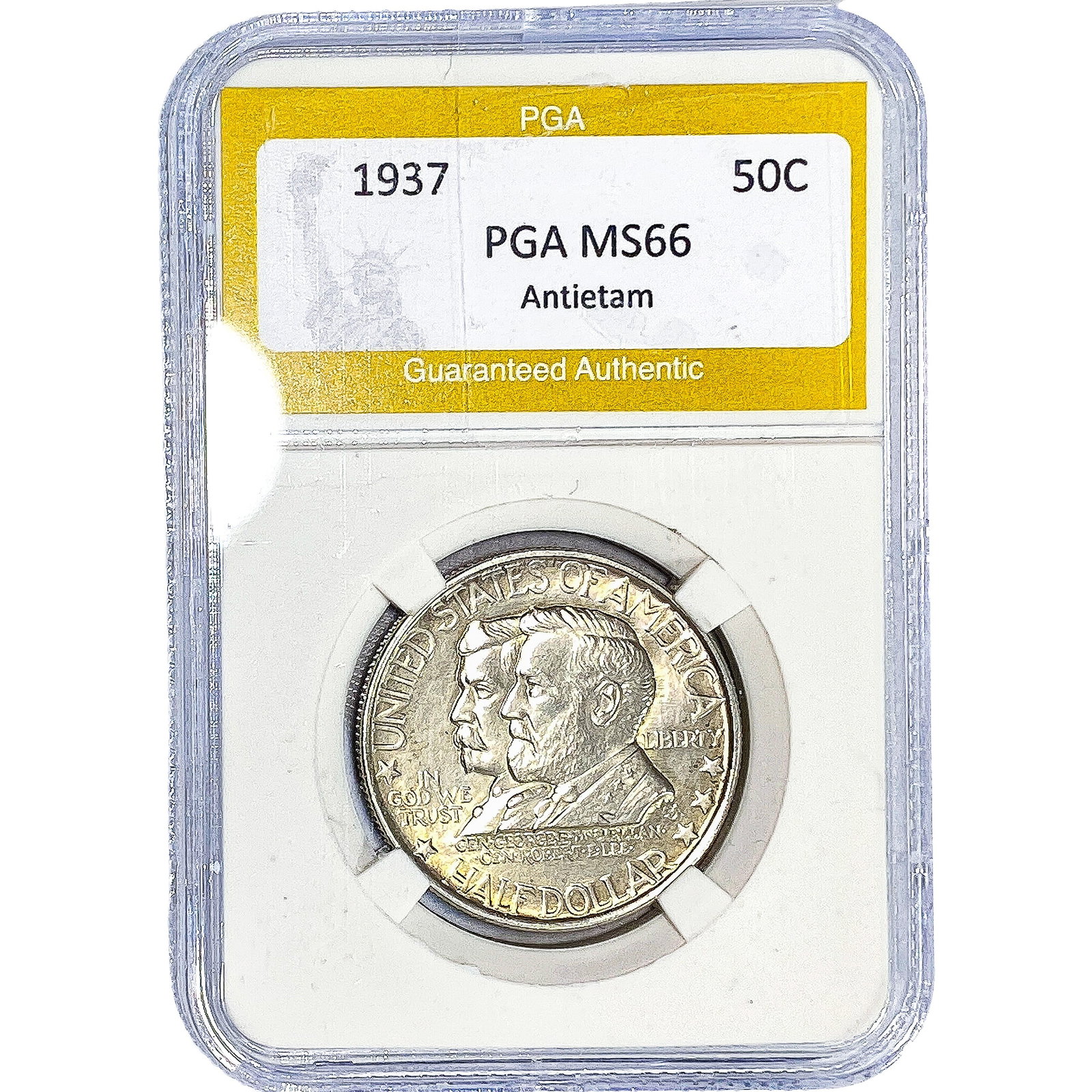1937 Antietam Half Dollar PGA MS66: 1937 Antietam Half Dollar PGA MS66