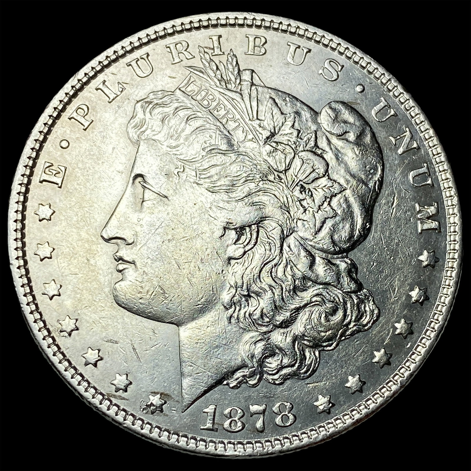 1878 Silver Morgan Dollar UNCIRCULATED: 1878 Silver Morgan Dollar UNCIRCULATED