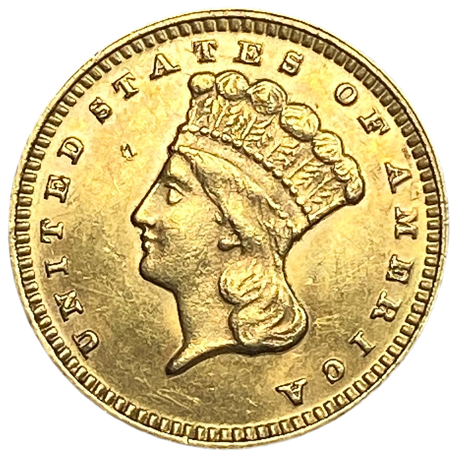 1874 Rare Gold Dollar (1 of 2)