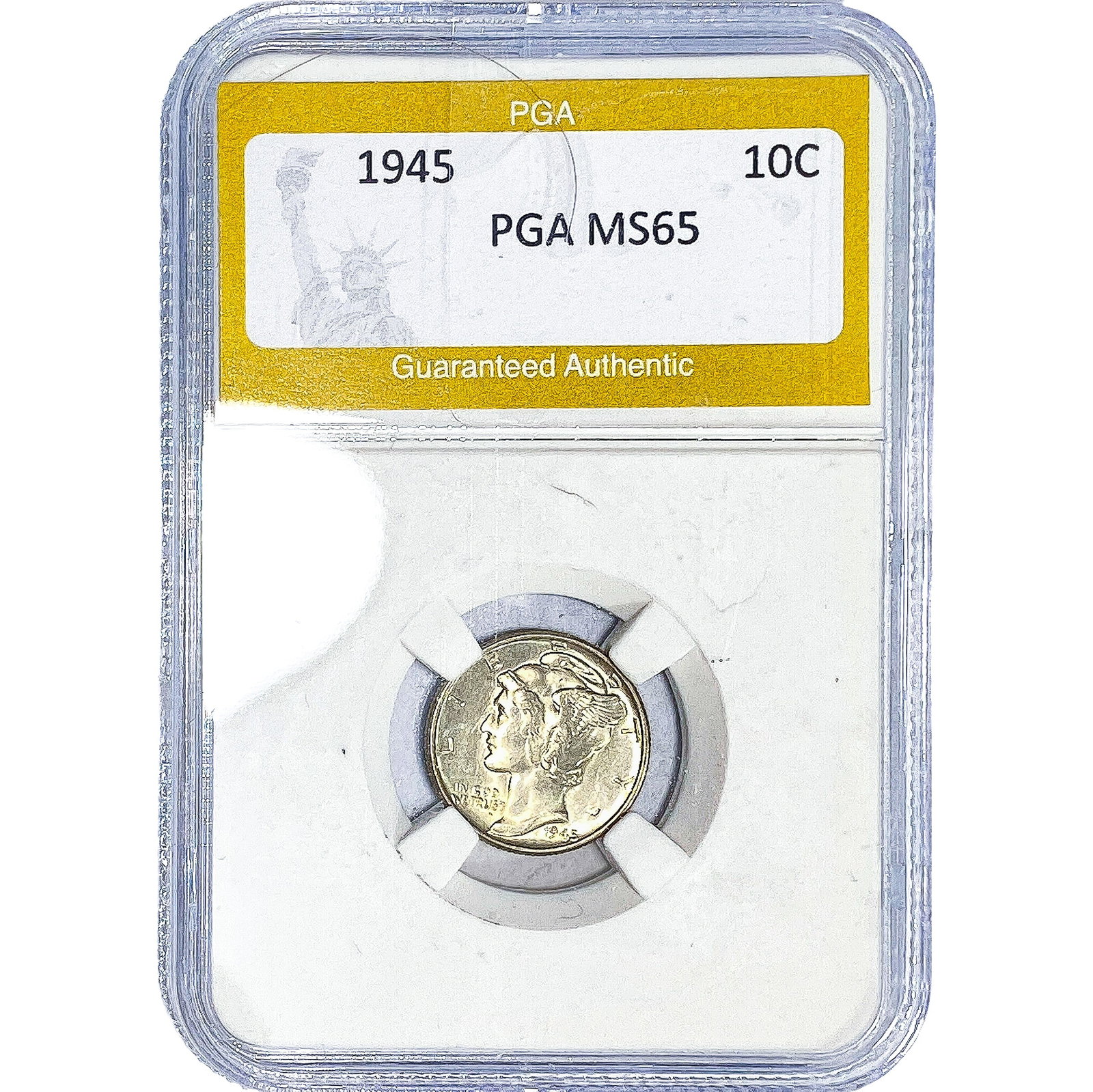 1945 Mercury Silver Dime PGA MS65 (1 of 2)