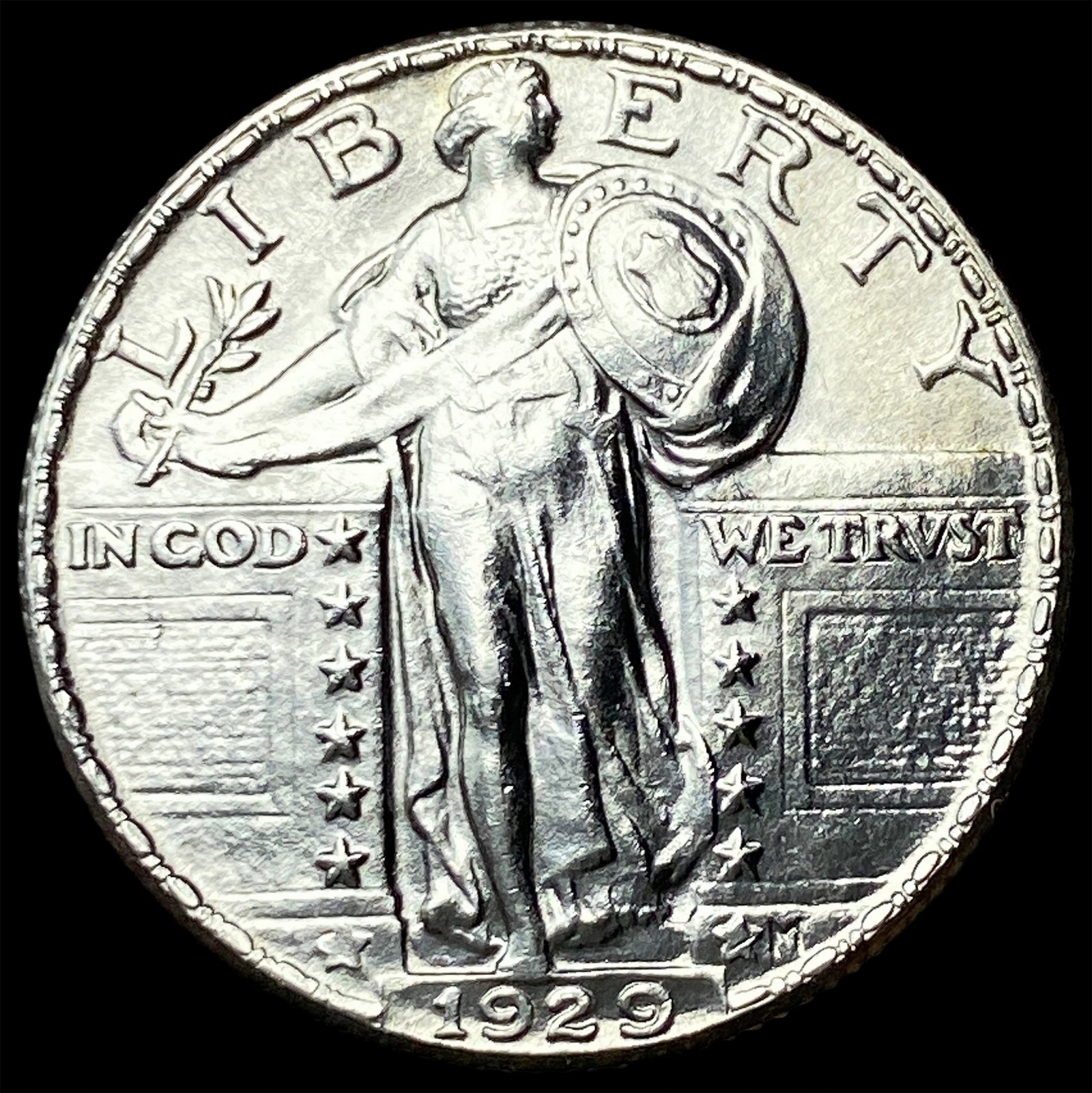 1929 Standing Liberty Silver Quarter UNCIRCULATED: 1929 Standing Liberty Silver Quarter UNCIRCULATED