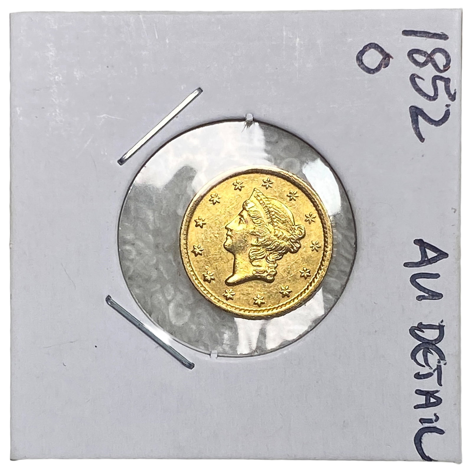 1852-O Rare Gold Dollar: 1852-O Rare Gold Dollar