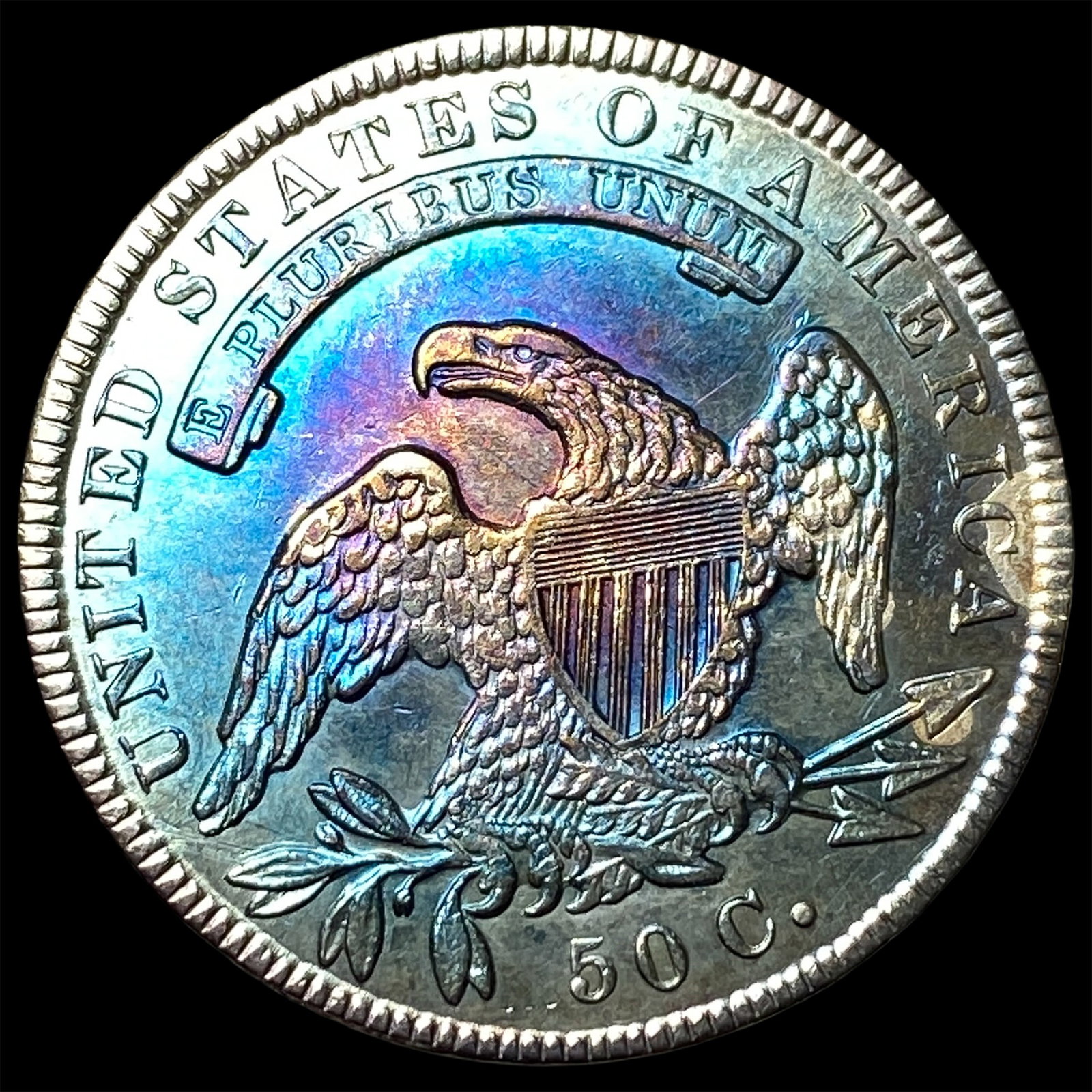 1835 Capped Bust Half Dollar UNCIRCULATED - 2