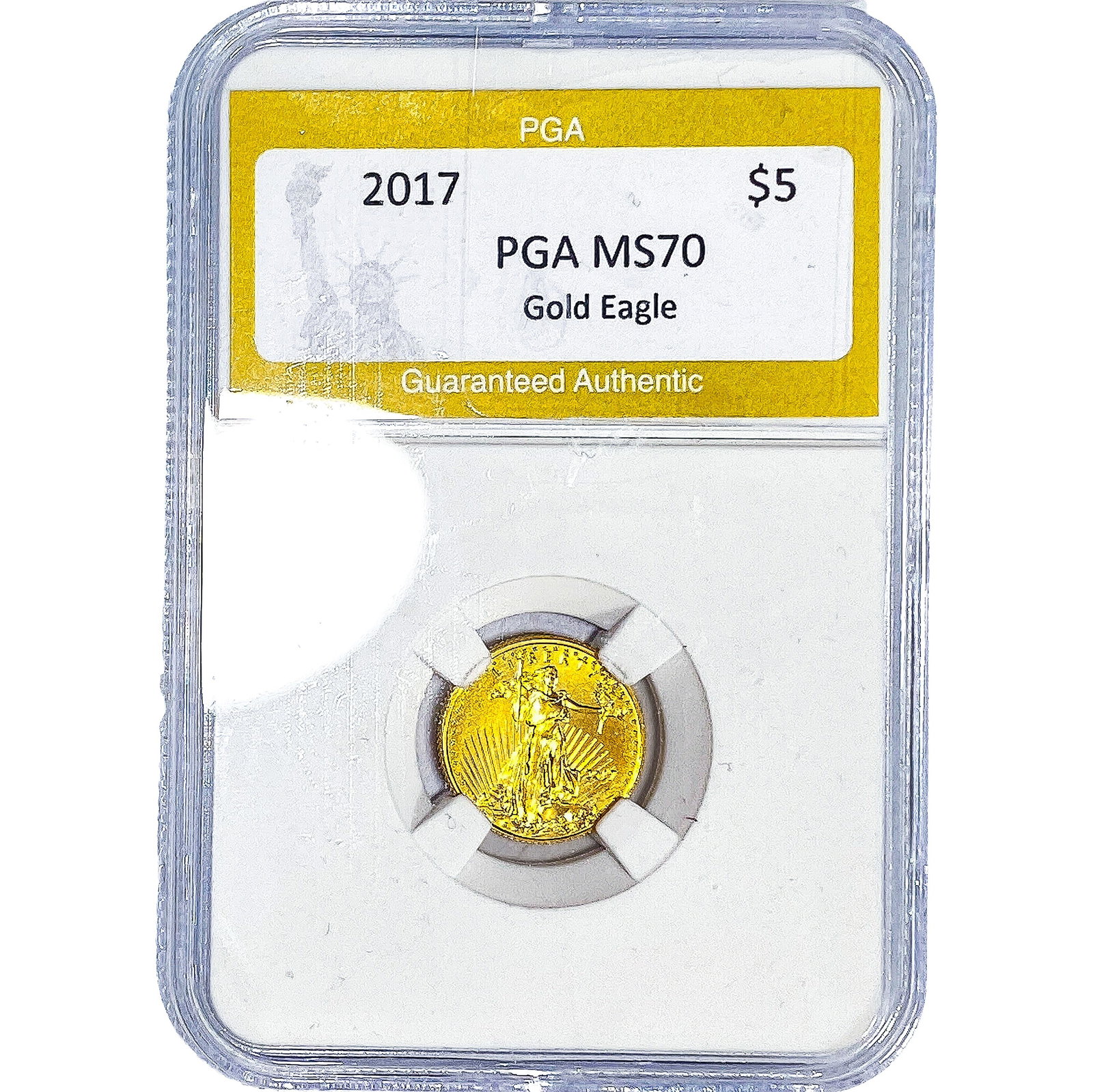 2017 Gold $5 American Eagle 1/10oz PGA MS70: 2017 Gold $5 American Eagle 1/10oz PGA MS70