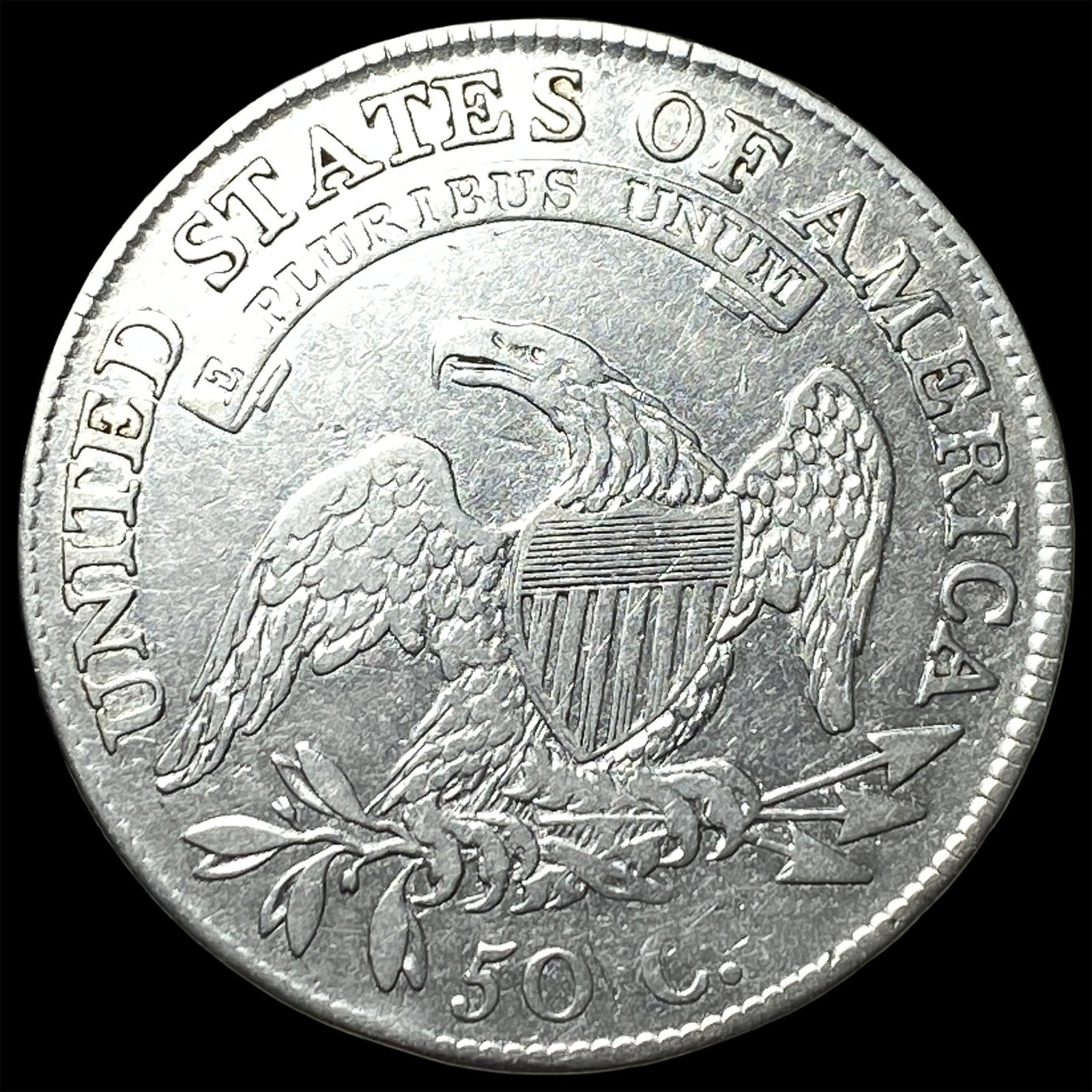 1809 Capped Bust Half Dollar ABOUT UNCIRCULATED - 2
