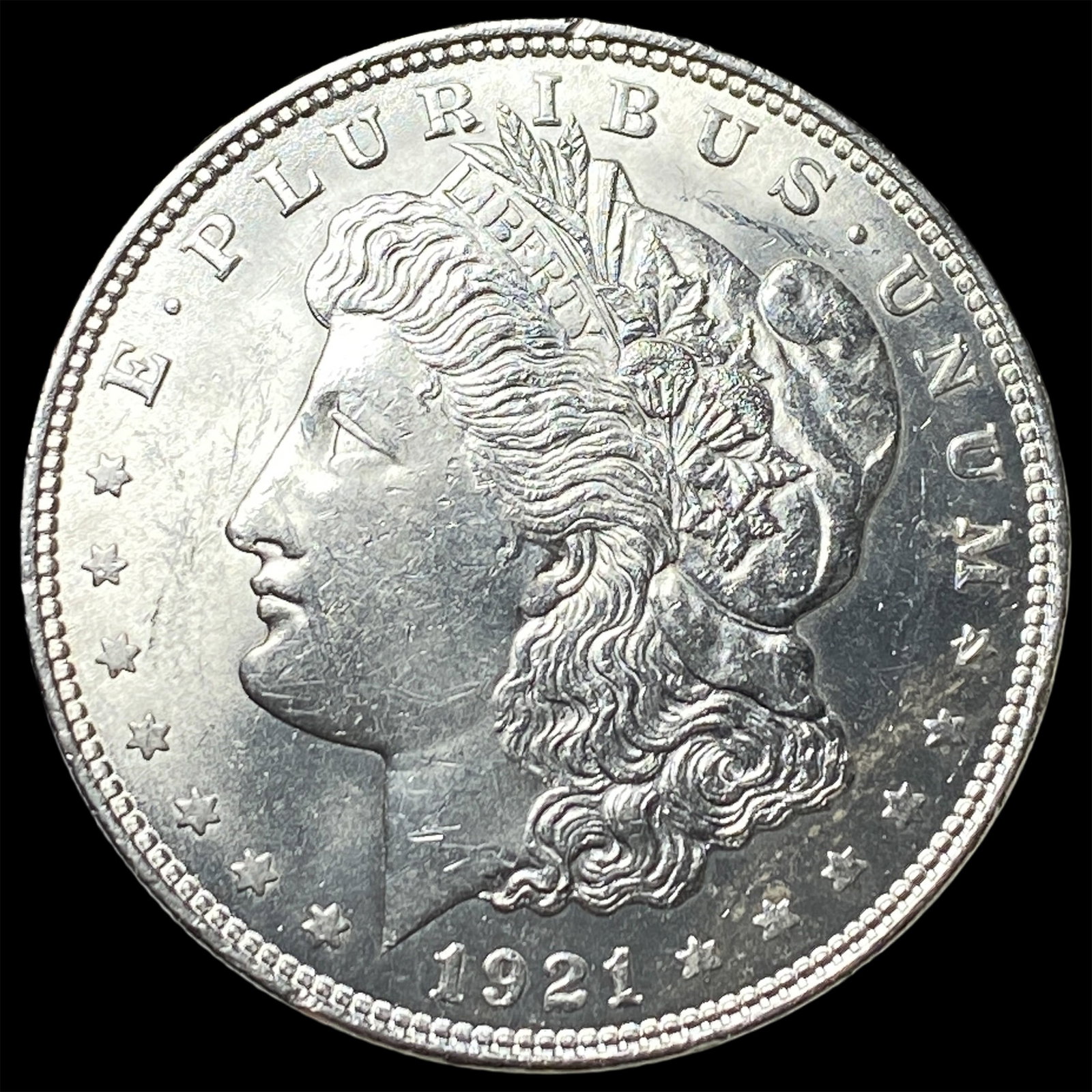 1921 Silver Morgan Dollar CHOICE AU: 1921 Silver Morgan Dollar CHOICE AU