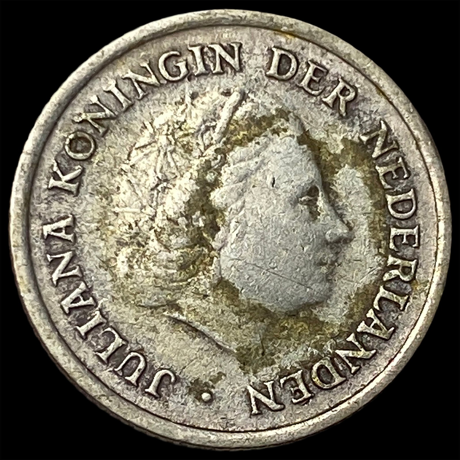 1959 Netherlands Silver 1/10 Gulden (1 of 2)