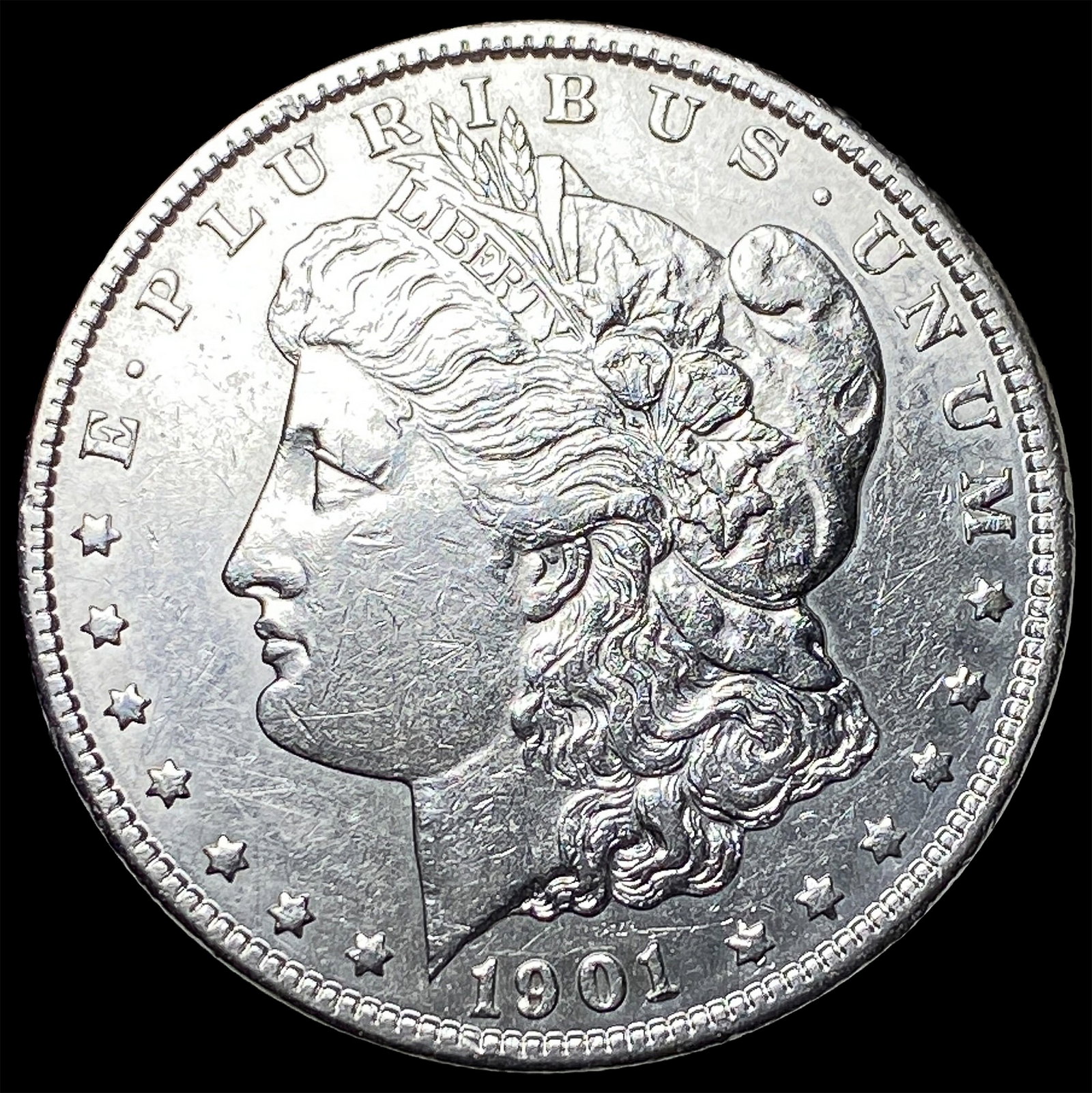 1901 Silver Morgan Dollar CLOSELY UNCIRCULATED: 1901 Silver Morgan Dollar CLOSELY UNCIRCULATED