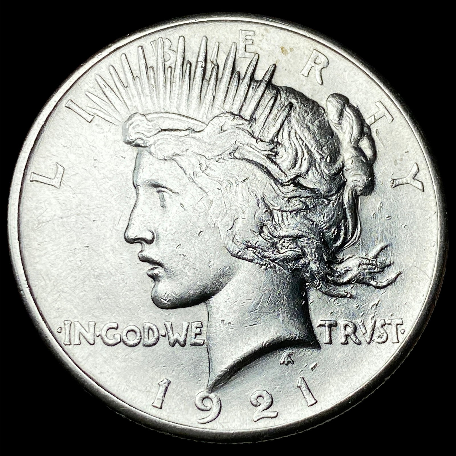 1921 Silver Peace Dollar CHOICE AU: 1921 Silver Peace Dollar CHOICE AU