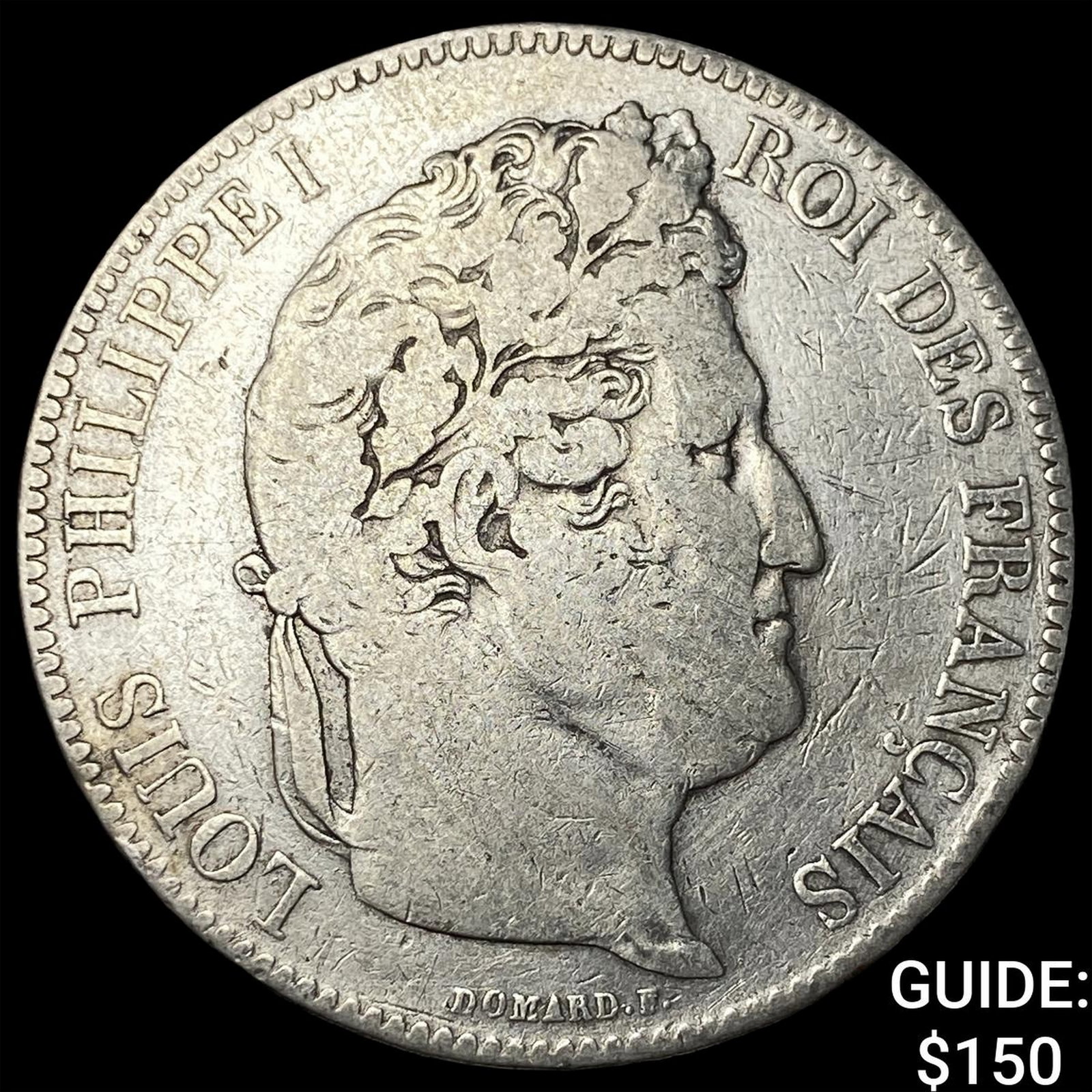 1845 France Silver 5 Francs (1 of 2)