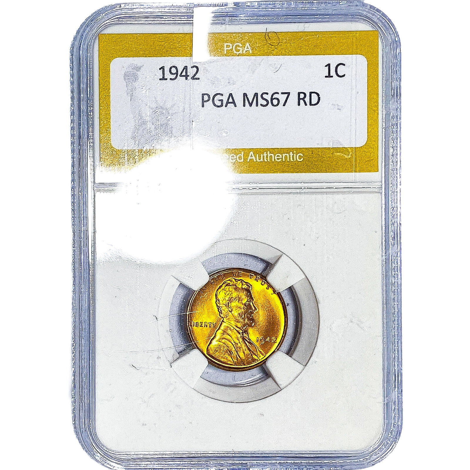 1942 Wheat Cent PGA MS67 RD (1 of 2)