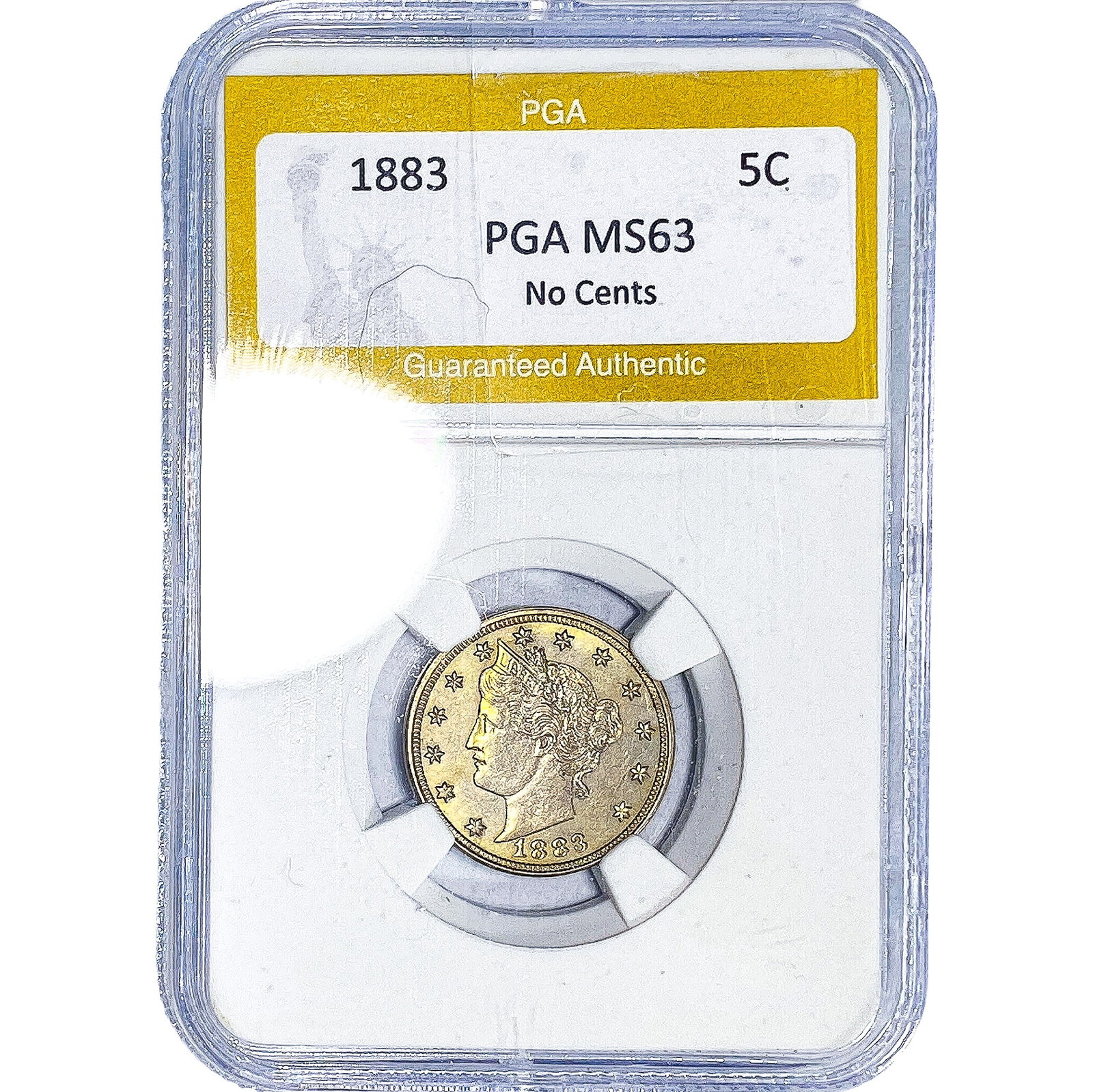 1883 Liberty Victory Nickel PGA MS63 No Cents (1 of 2)
