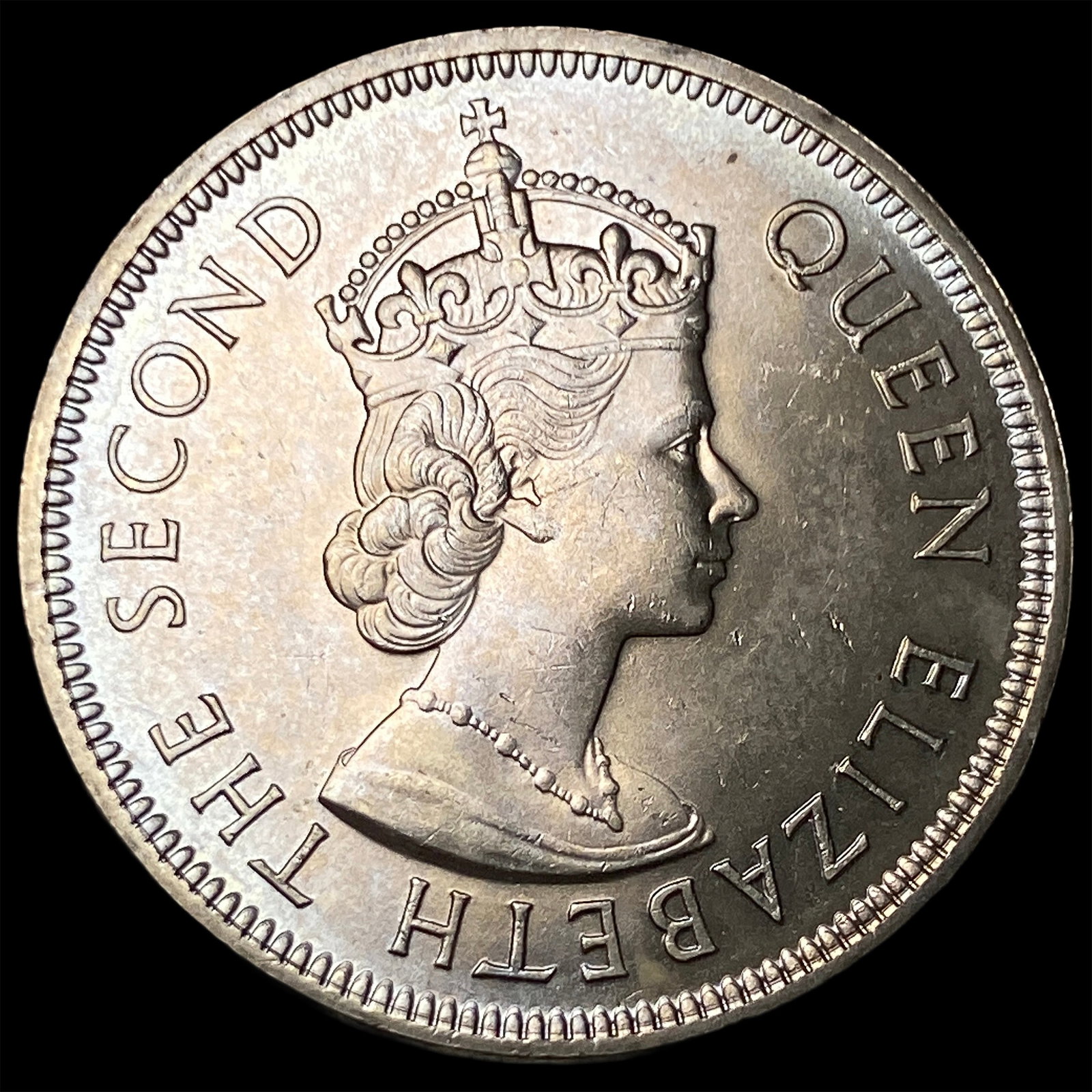 1972 Hong Kong Copper Nickel Dollar (1 of 2)