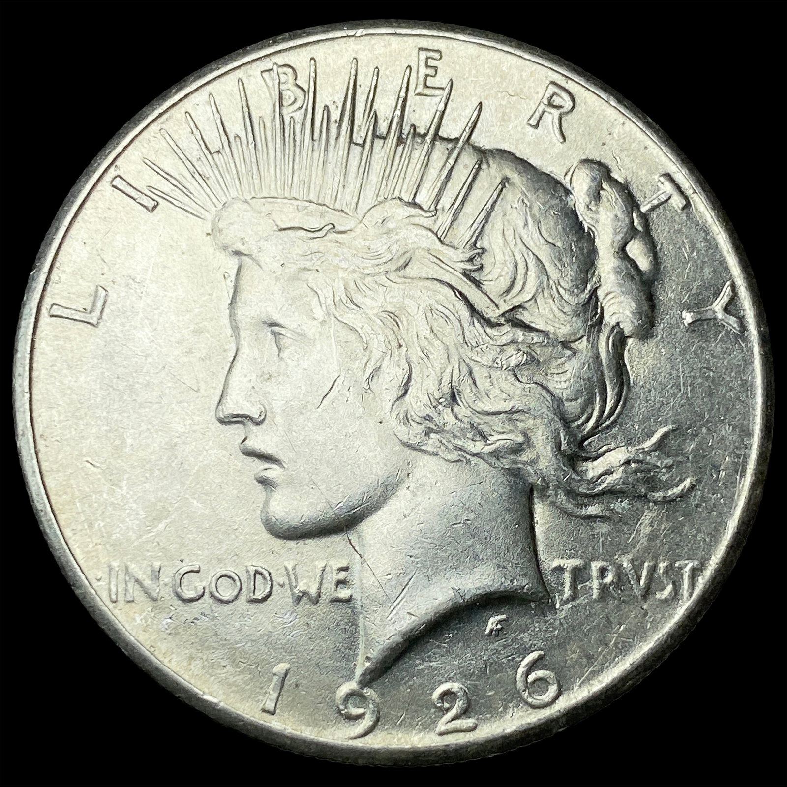 1926 Peace Silver Dollar CHOICE AU: 1926 Peace Silver Dollar CHOICE AU