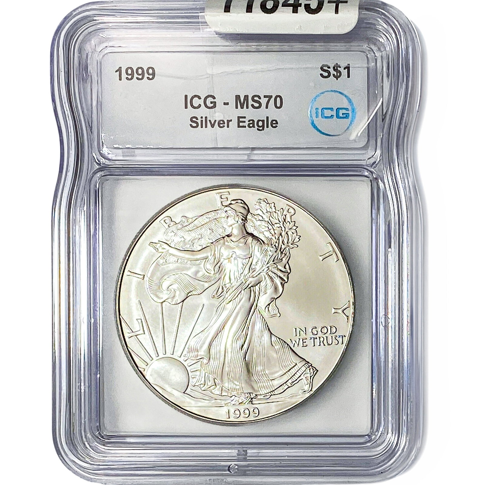 1999 Silver Eagle ICG MS70: 1999 Silver Eagle ICG MS70