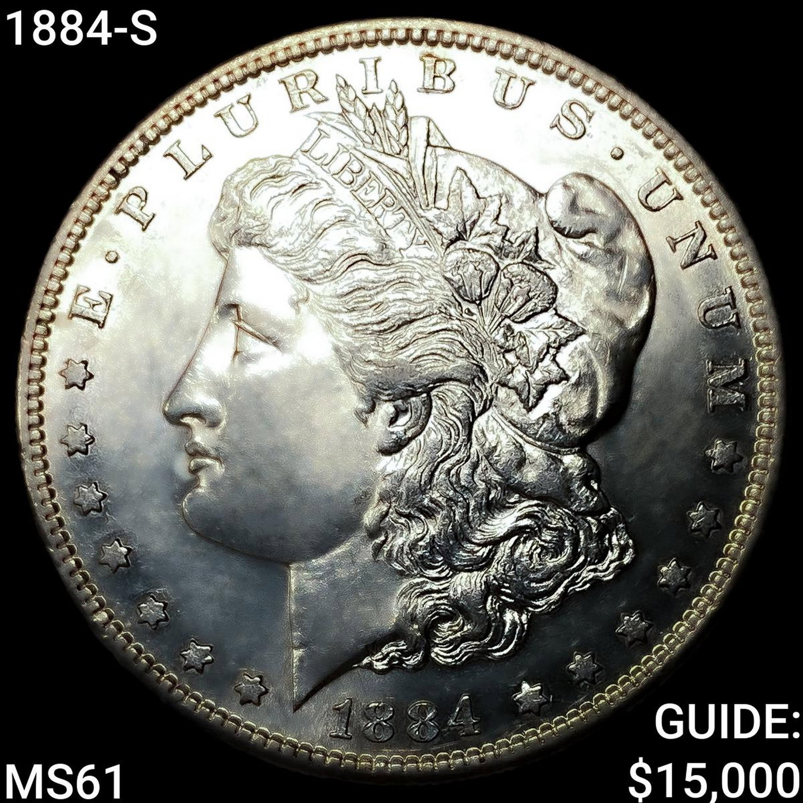 1884-S Morgan Silver Dollar: 1884-S Morgan Silver Dollar