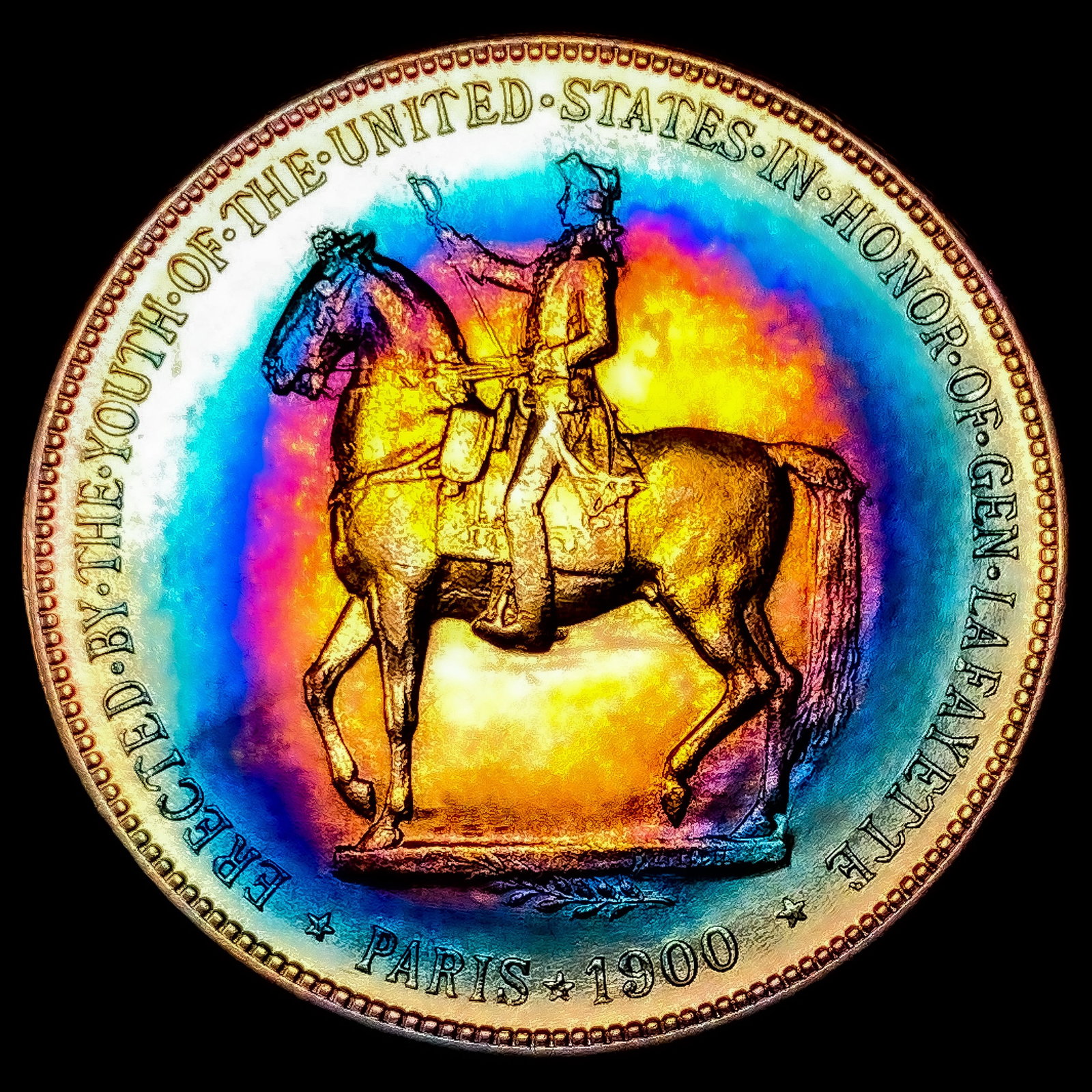 1900 Lafayette Silver Dollar - 2