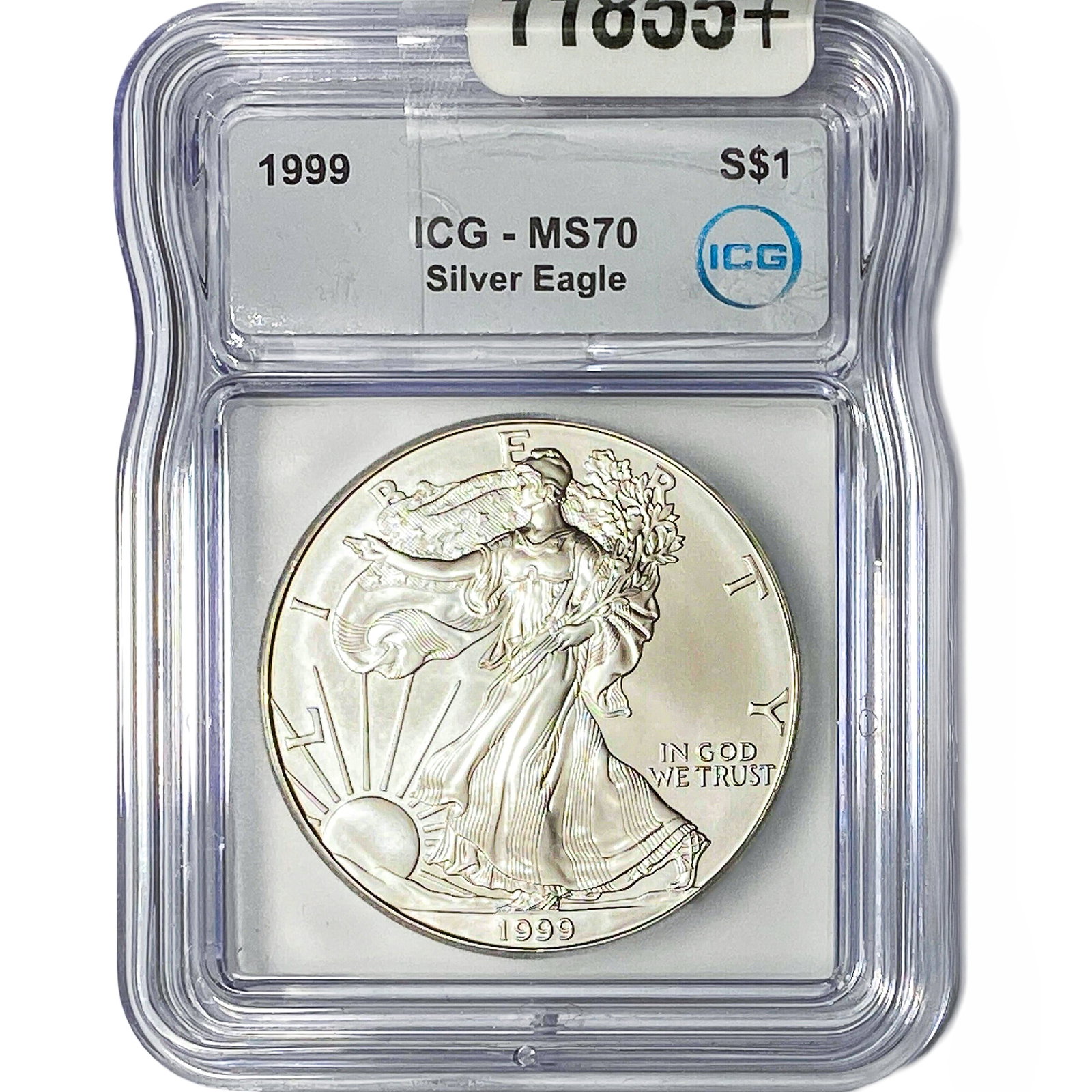 1999 Silver Eagle ICG MS70: 1999 Silver Eagle ICG MS70