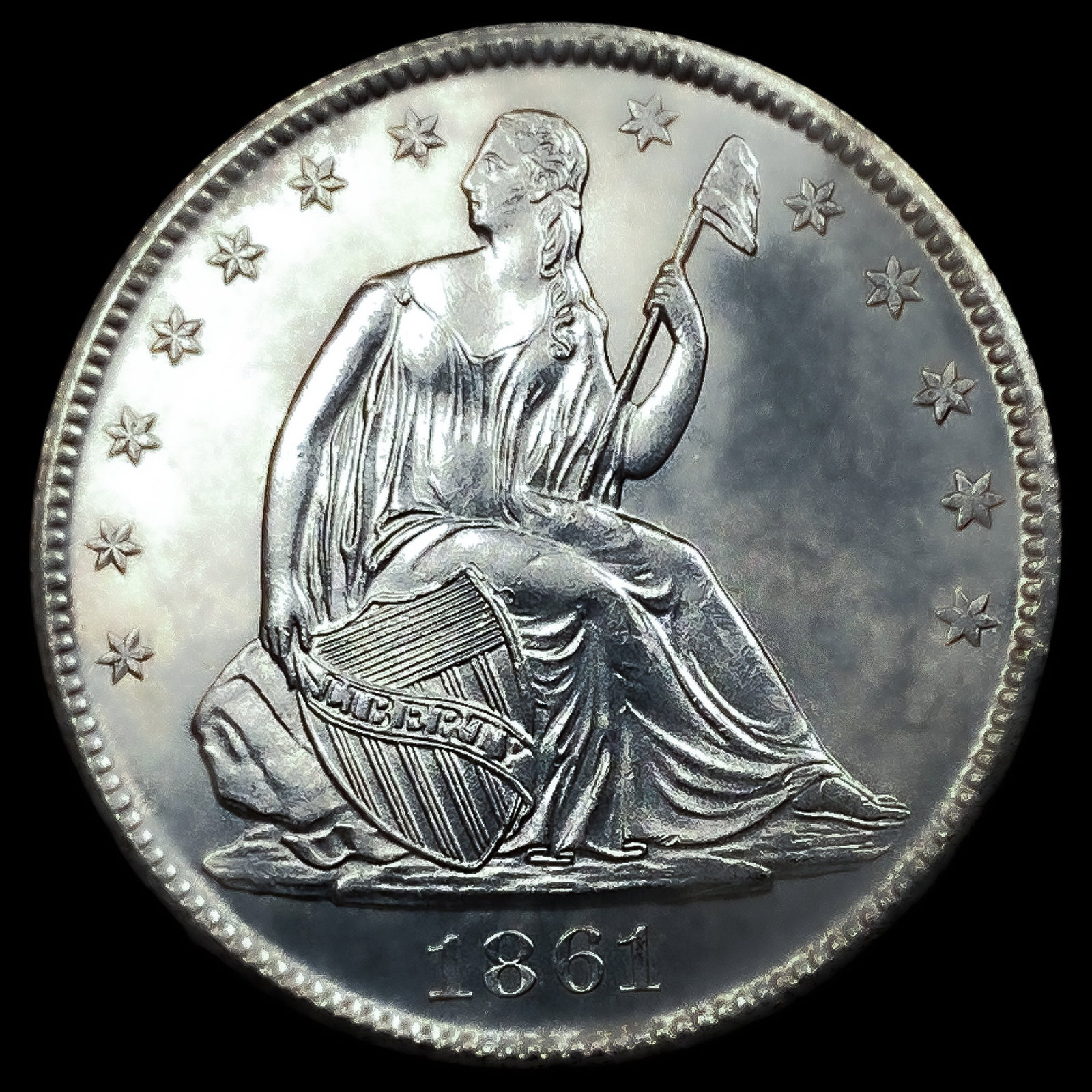 1861-O Seated Liberty Half Dollar: 1861-O Seated Liberty Half Dollar