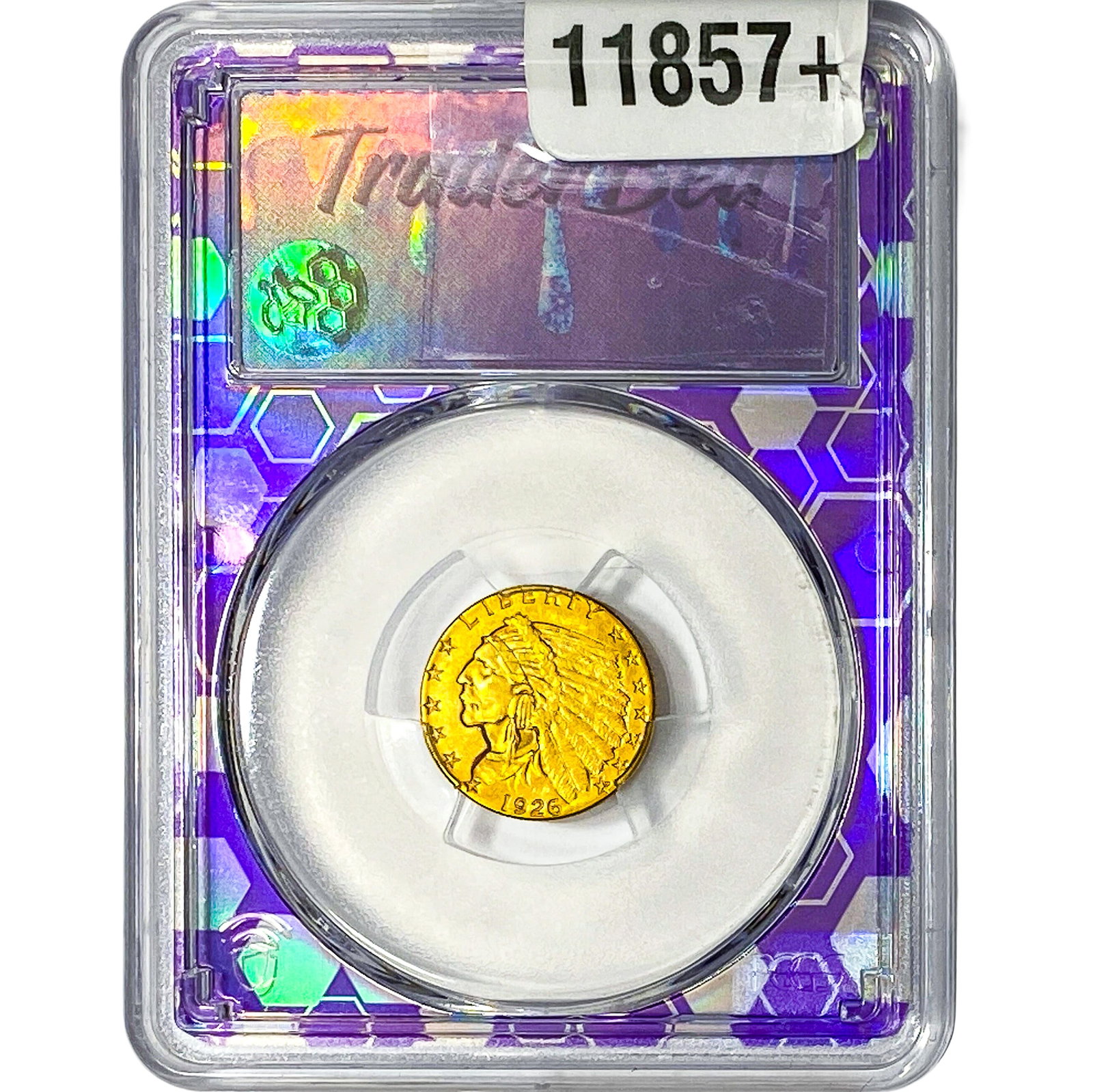 1926 $2.50 Gold Quarter Eagle PCGS MS63 Trader Bea: 1926 $2.50 Gold Quarter Eagle PCGS MS63 Trader Bea