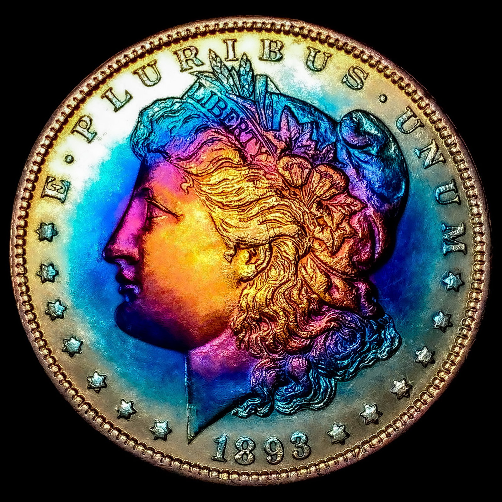 1893 Morgan Silver Dollar (1 of 2)