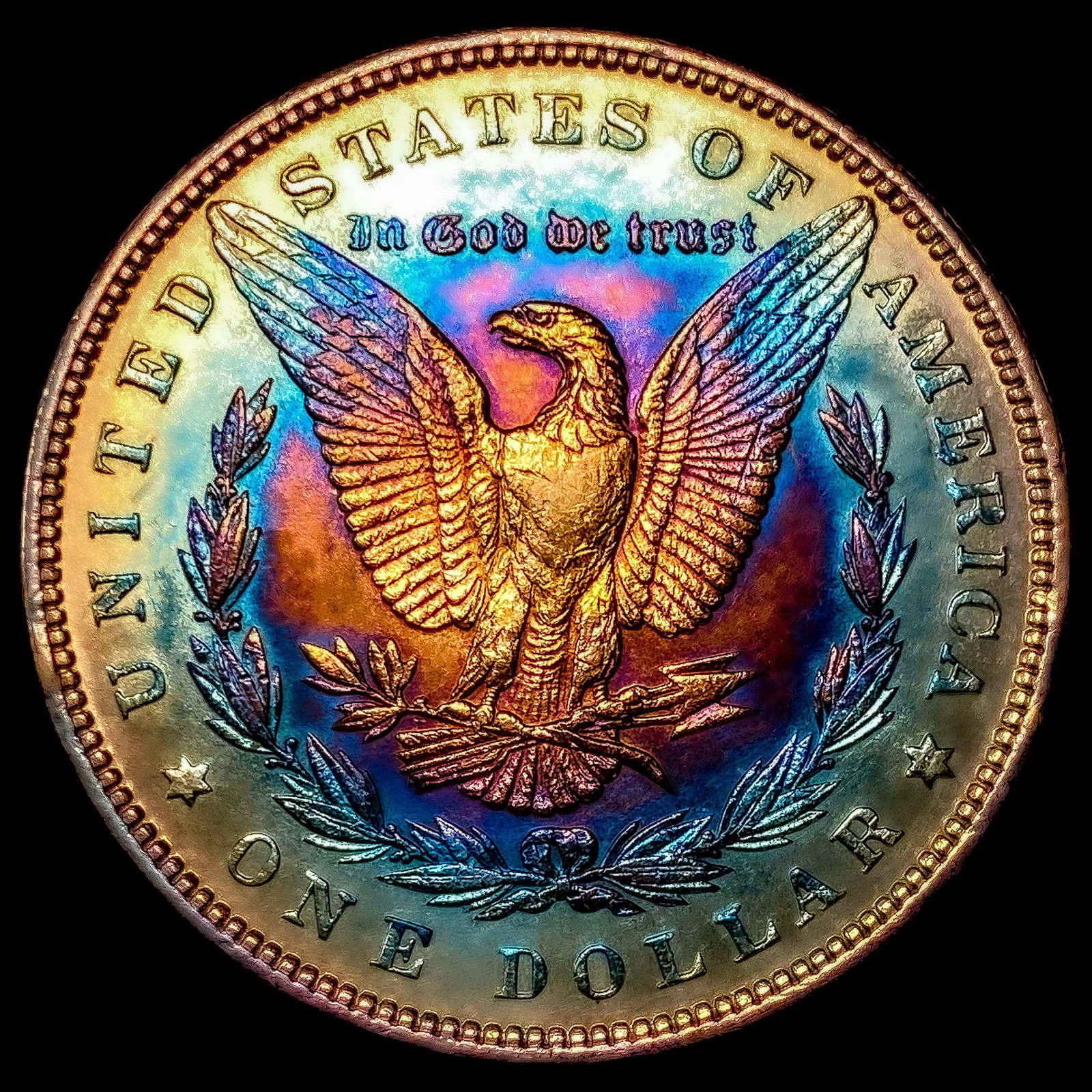 1893 Morgan Silver Dollar - 2