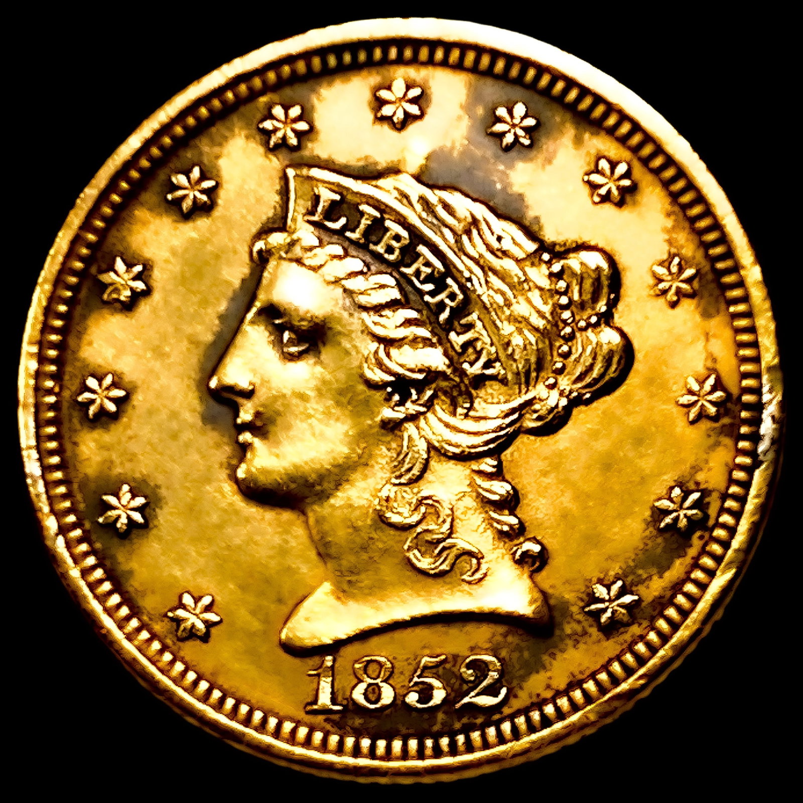 1852 $2.50 Gold Quarter Eagle (1 of 2)