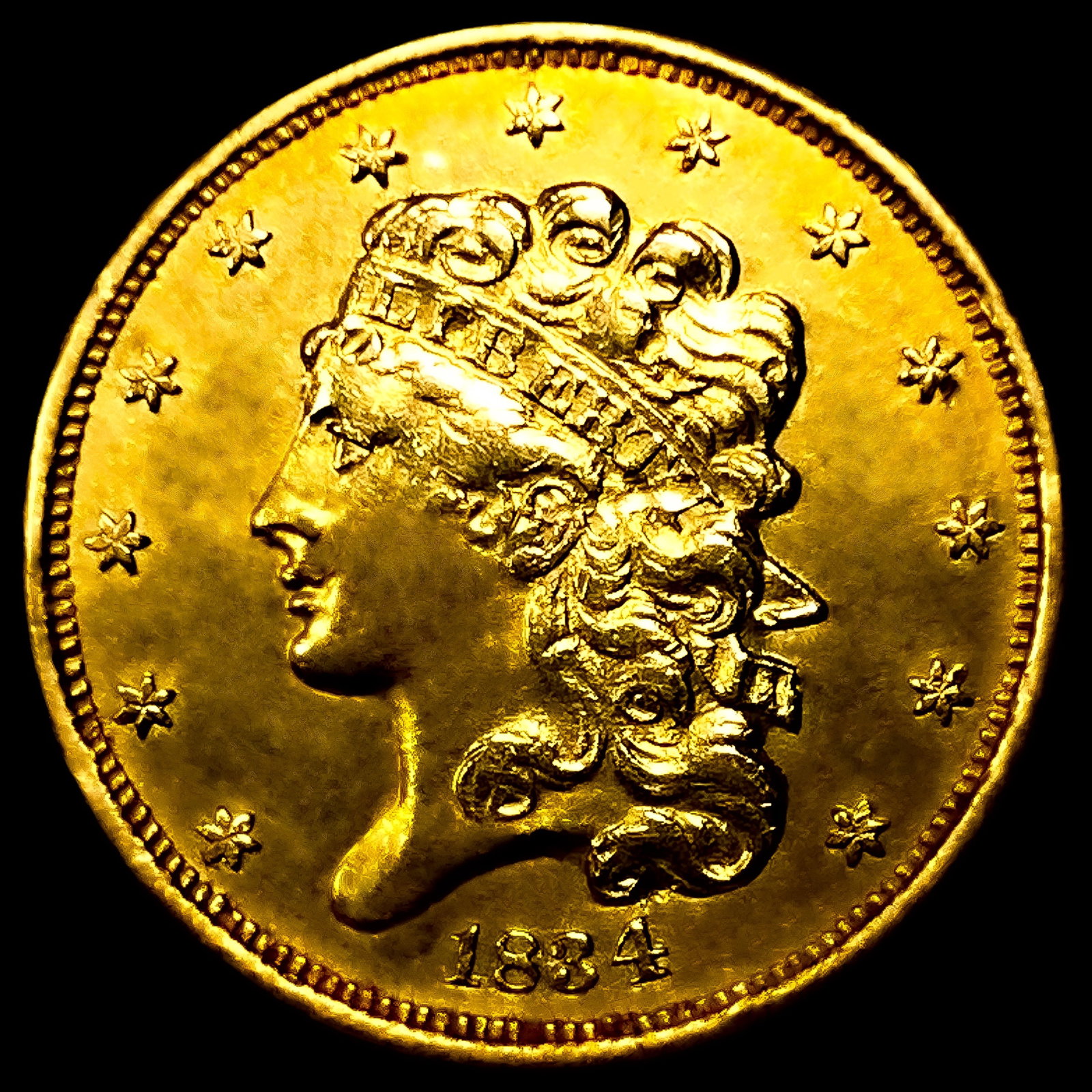 1834 $5 Gold Half Eagle (1 of 2)