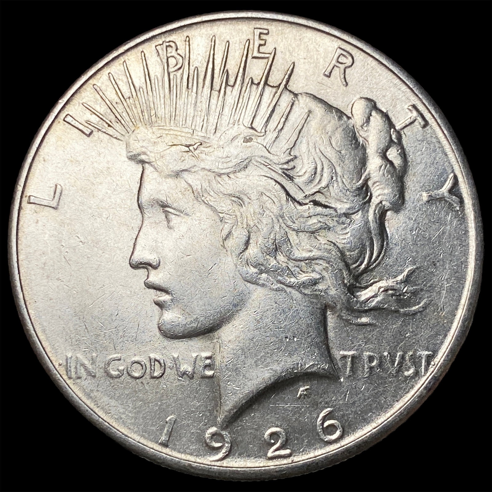 1926-S Silver Peace Dollar CLOSELY UNCIRCULATED: 1926-S Silver Peace Dollar CLOSELY UNCIRCULATED