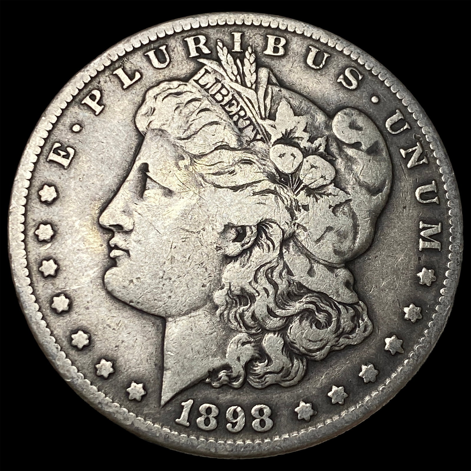 1898-S Silver Morgan Dollar HIGH GRADE: 1898-S Silver Morgan Dollar HIGH GRADE