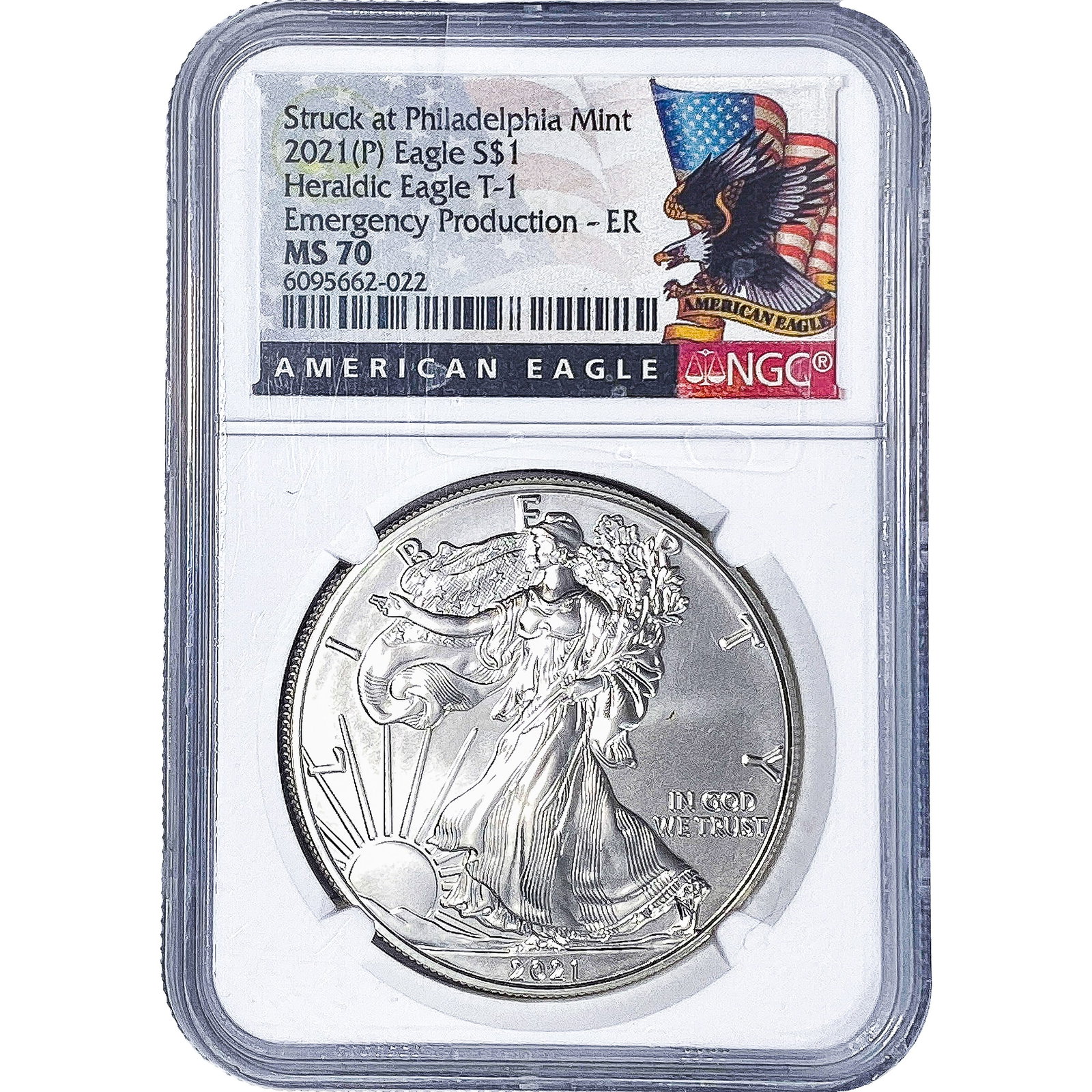 2021 Silver Eagle NGC MS70 (1 of 2)