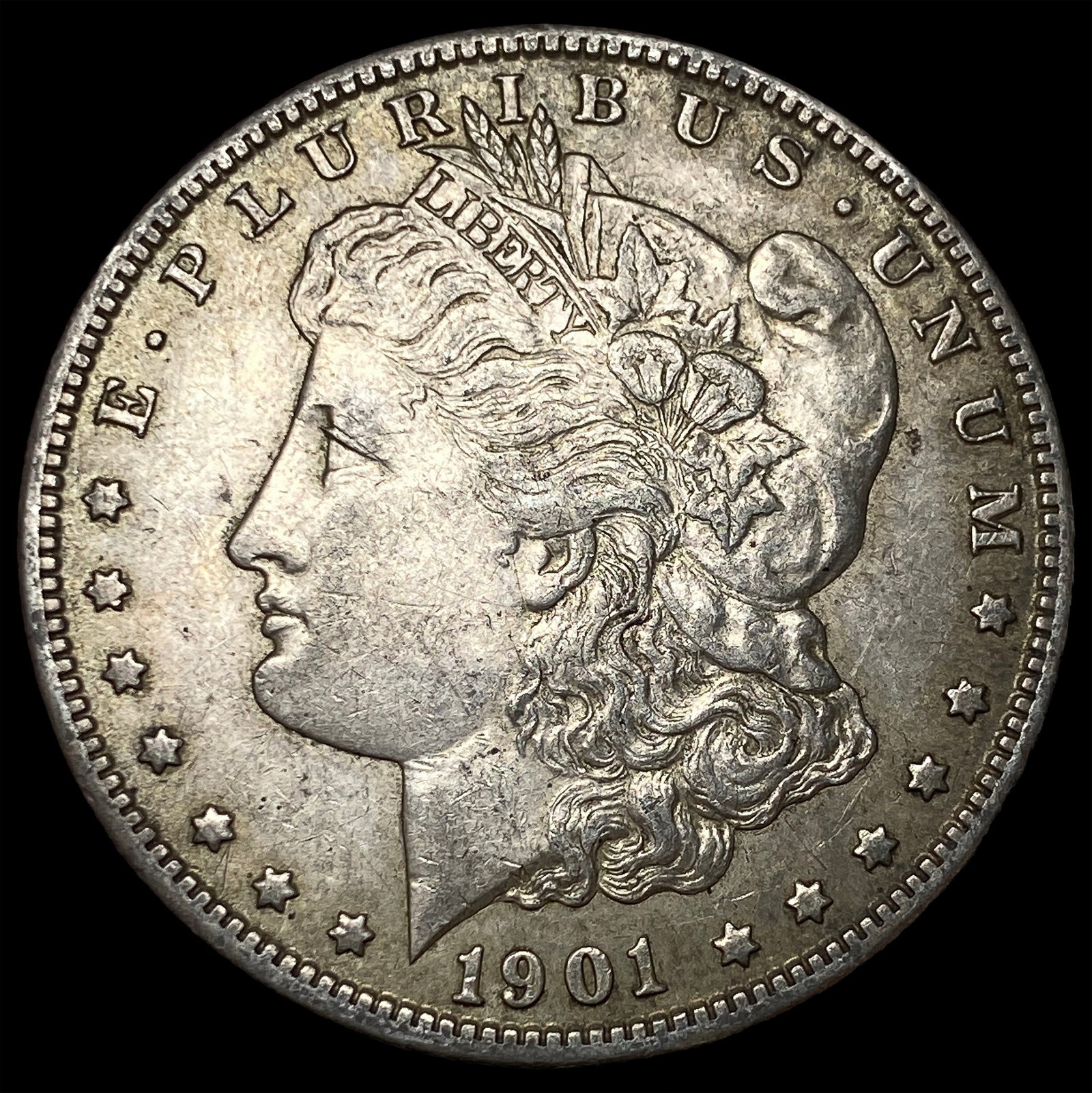 1901-O Silver Morgan Dollar CHOICE AU: 1901-O Silver Morgan Dollar CHOICE AU