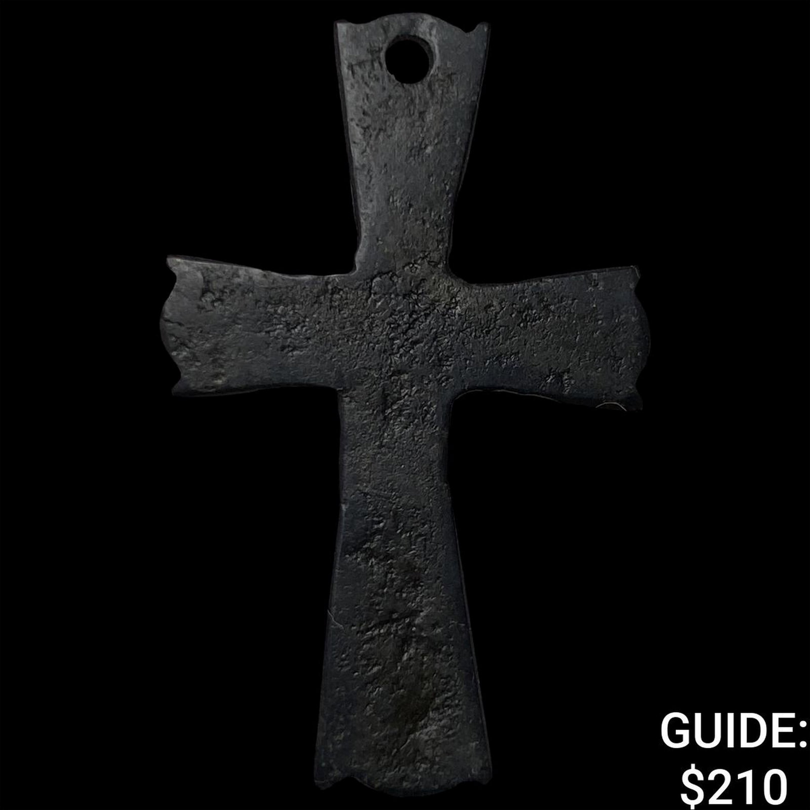 Byzantine Empire 6th-7th Cent. AD Bronze Cross (1 of 2)